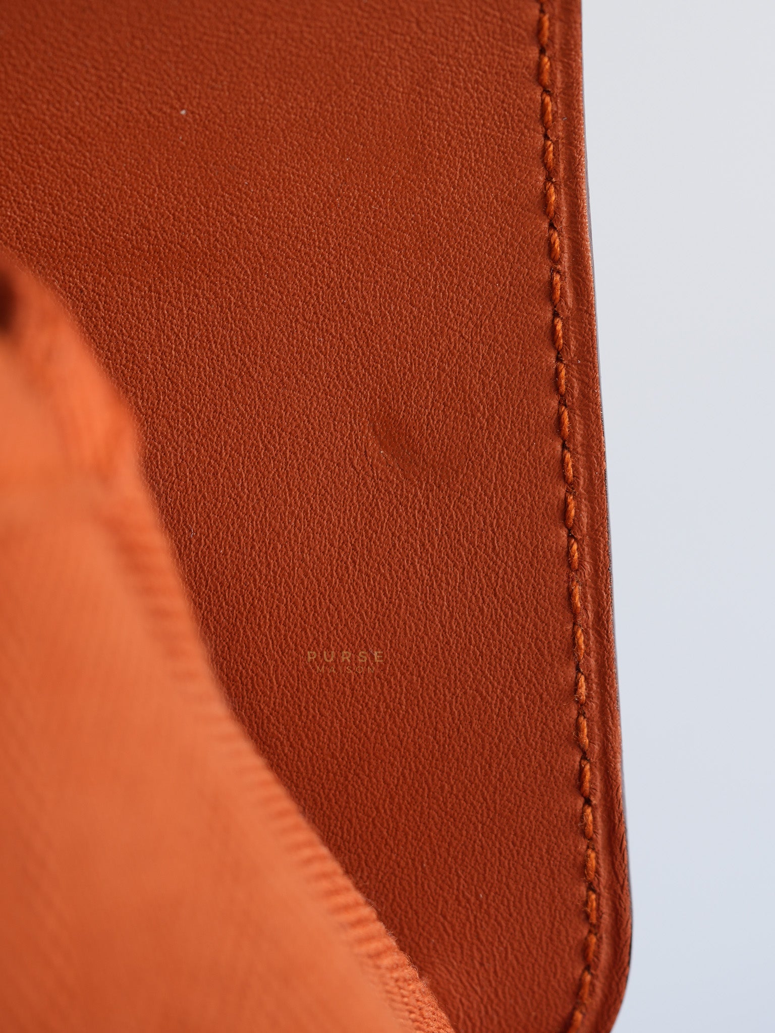 Valparaiso in Orange Canvas and Palladium Hardware | Purse Maison Luxury Bags Shop