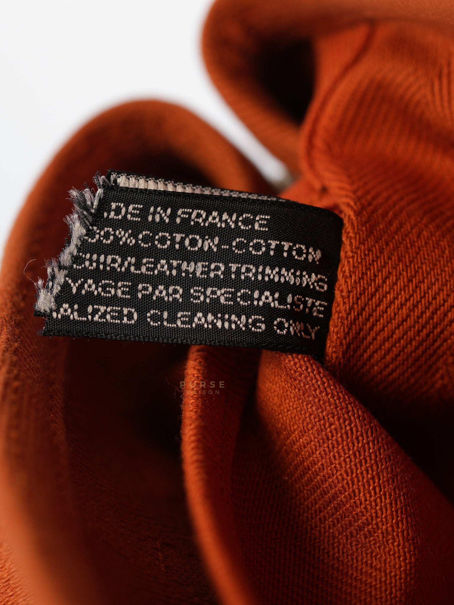 Valparaiso in Orange Canvas and Palladium Hardware | Purse Maison Luxury Bags Shop