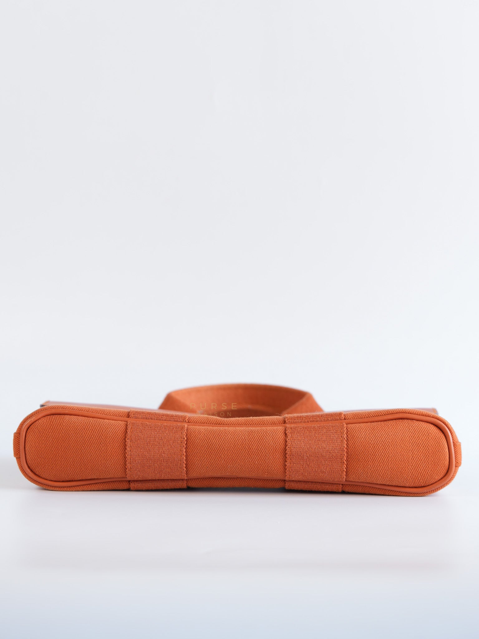 Valparaiso in Orange Canvas and Palladium Hardware | Purse Maison Luxury Bags Shop