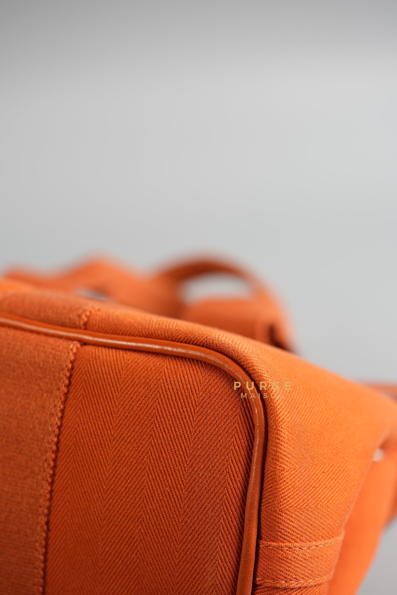 Valparaiso in Orange Canvas & Palladium Hardware Handbag | Purse Maison Luxury Bags Shop