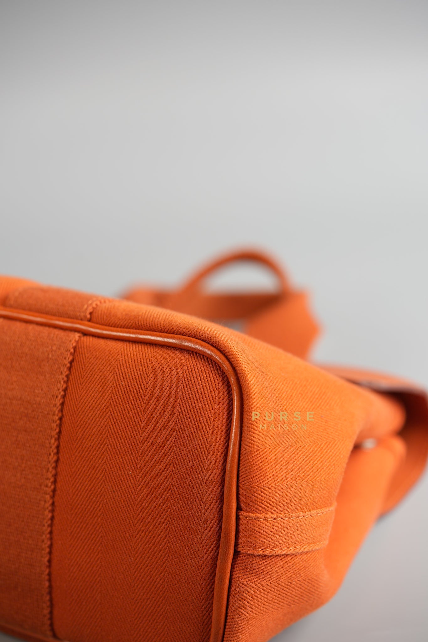 Valparaiso in Orange Canvas & Palladium Hardware Handbag | Purse Maison Luxury Bags Shop