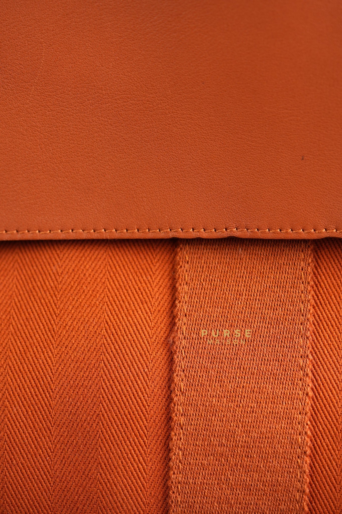 Valparaiso in Orange Canvas & Palladium Hardware Handbag | Purse Maison Luxury Bags Shop