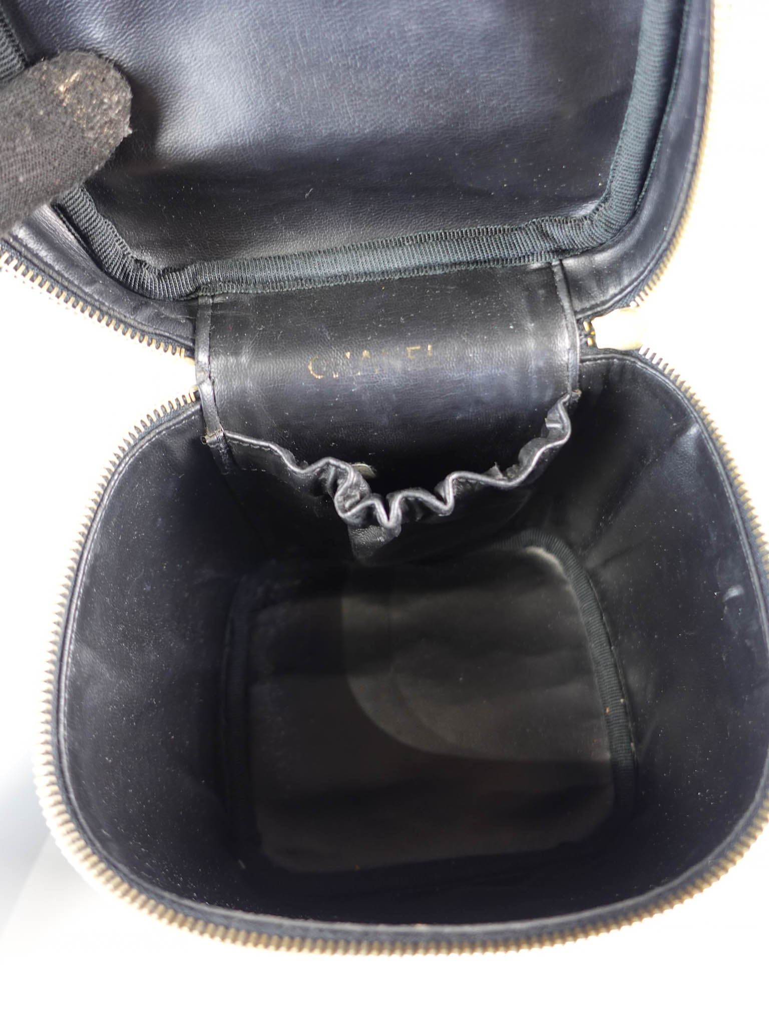 Vanity Black Bag in Calfskin Leather Series 3 | Purse Maison