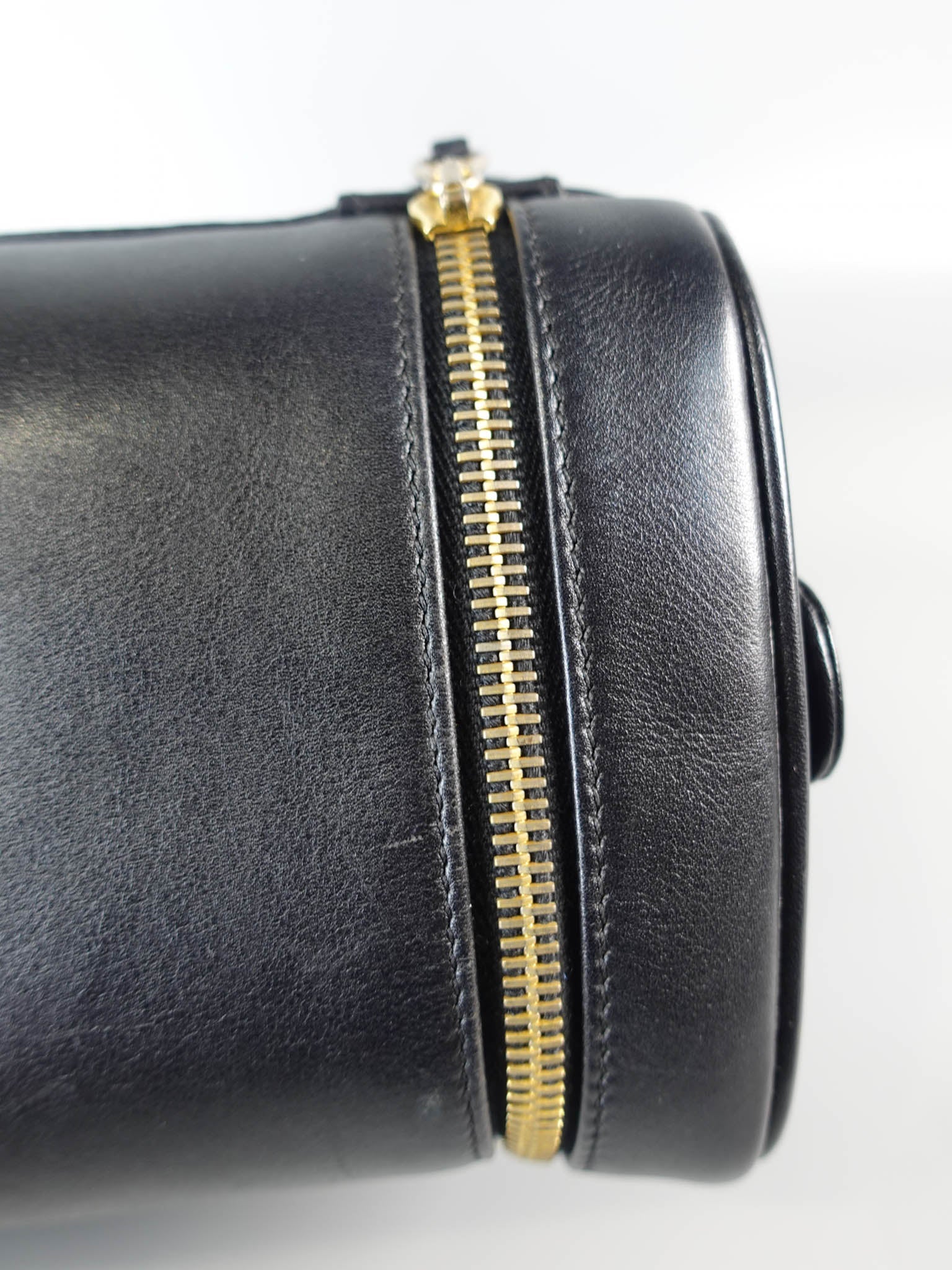 Vanity Black Bag in Calfskin Leather Series 3 | Purse Maison Luxury Bags Shop