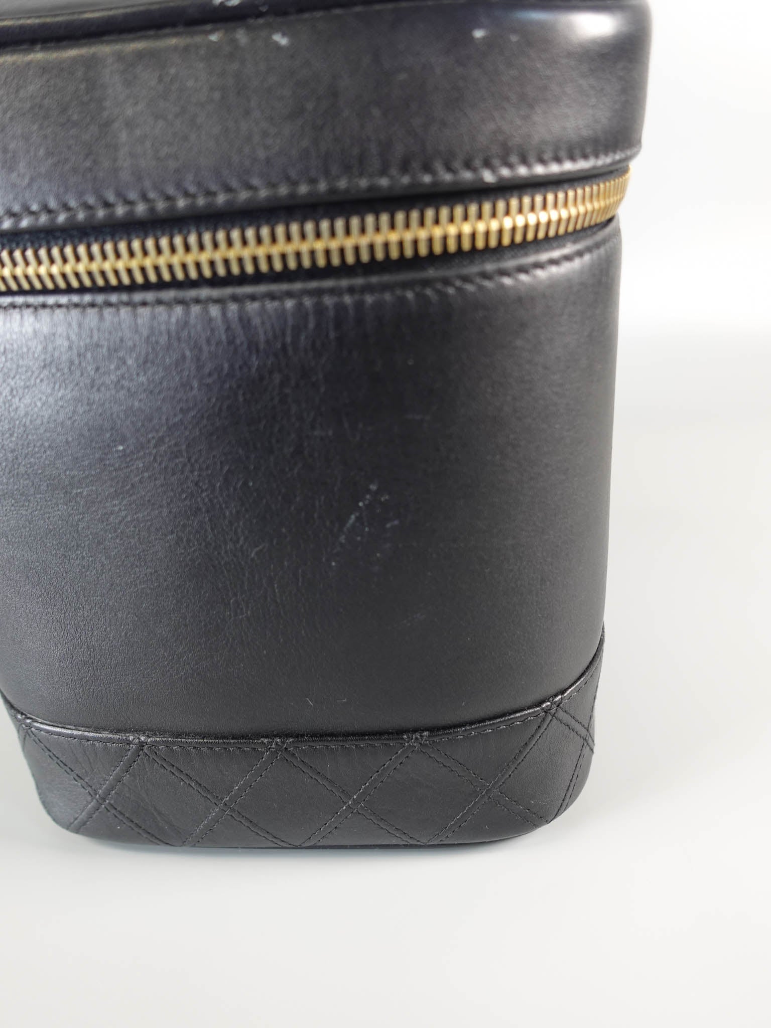 Vanity Black Bag in Calfskin Leather Series 3 | Purse Maison Luxury Bags Shop