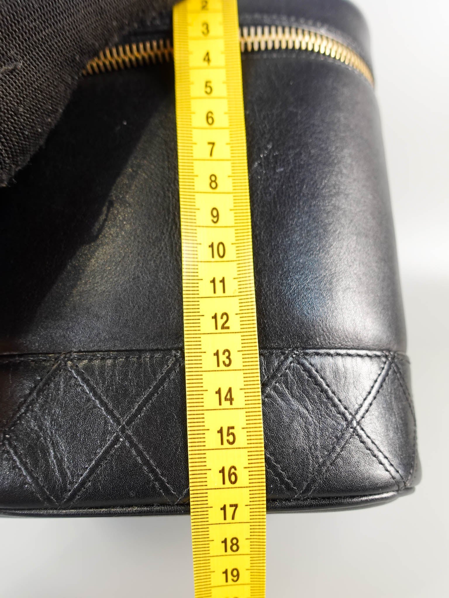 Vanity Black Bag in Calfskin Leather Series 3 | Purse Maison