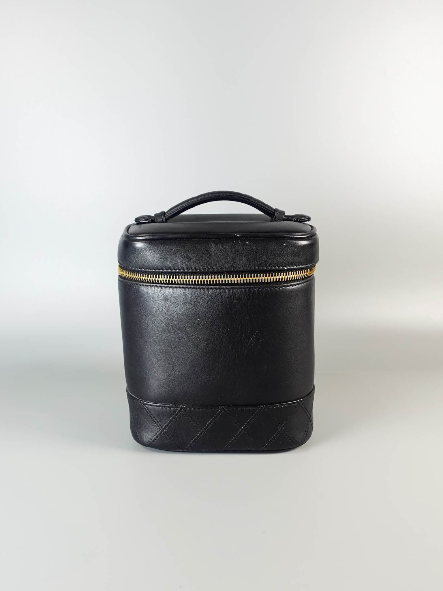 Vanity Black Bag in Calfskin Leather Series 3 | Purse Maison Luxury Bags Shop