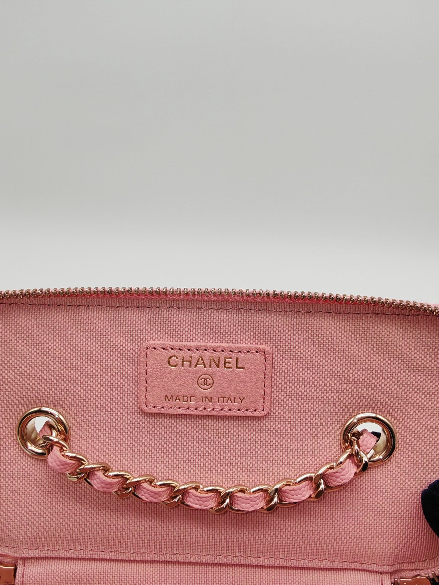 Vanity in Rose Pink Quilted Caviar Leather and Light Gold Hardware Series 31 | Purse Maison Luxury Bags Shop