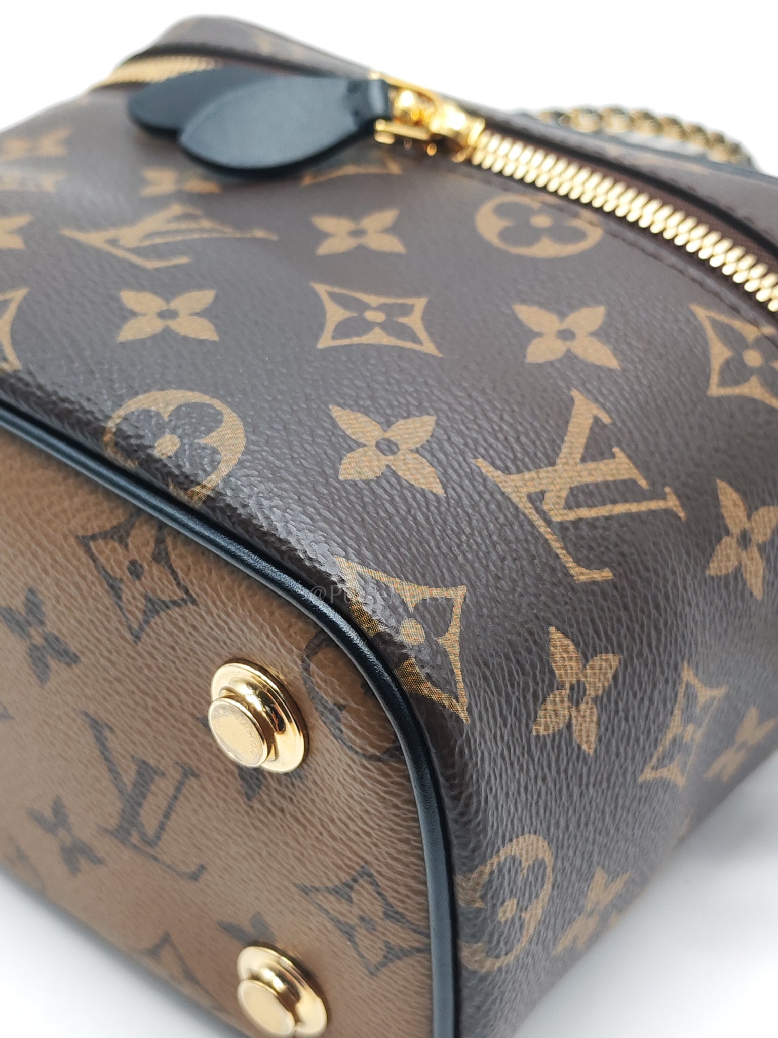 Vanity Top Handle in Monogram Canvas Shoulder Bag (Microchip) | Purse Maison Luxury Bags Shop