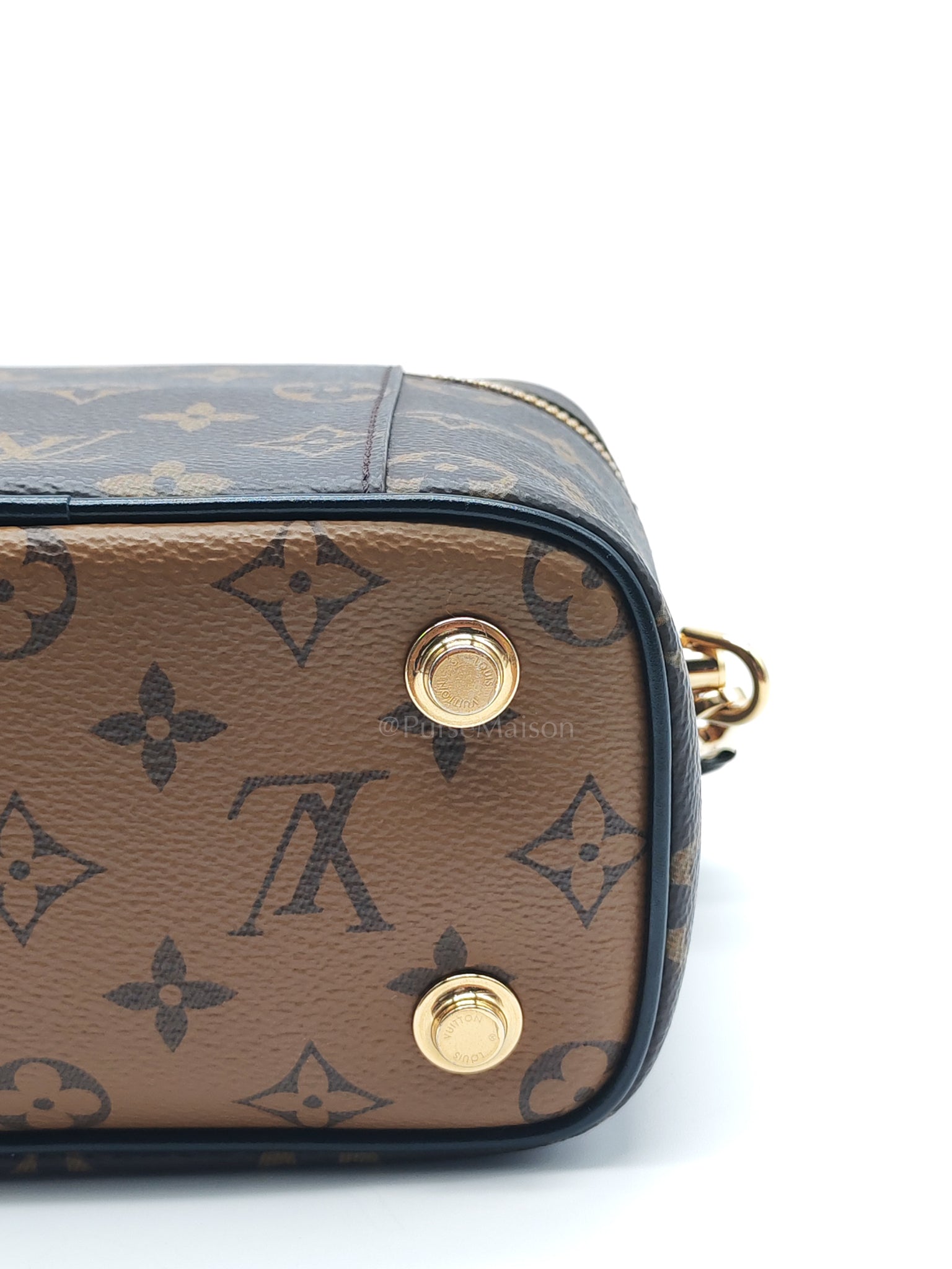Vanity Top Handle in Monogram Canvas Shoulder Bag (Microchip) | Purse Maison Luxury Bags Shop