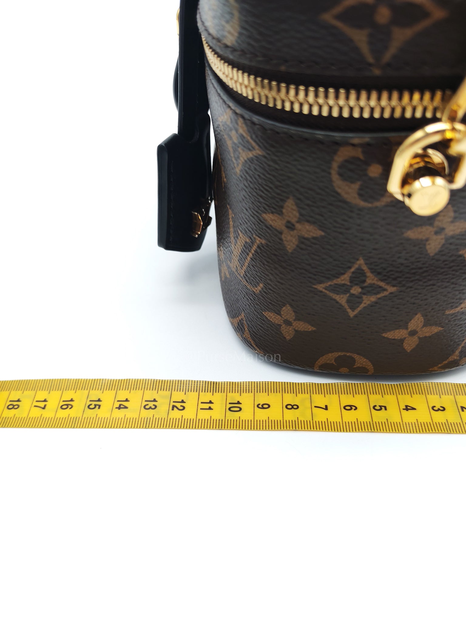 Vanity Top Handle in Monogram Canvas Shoulder Bag (Microchip) | Purse Maison Luxury Bags Shop