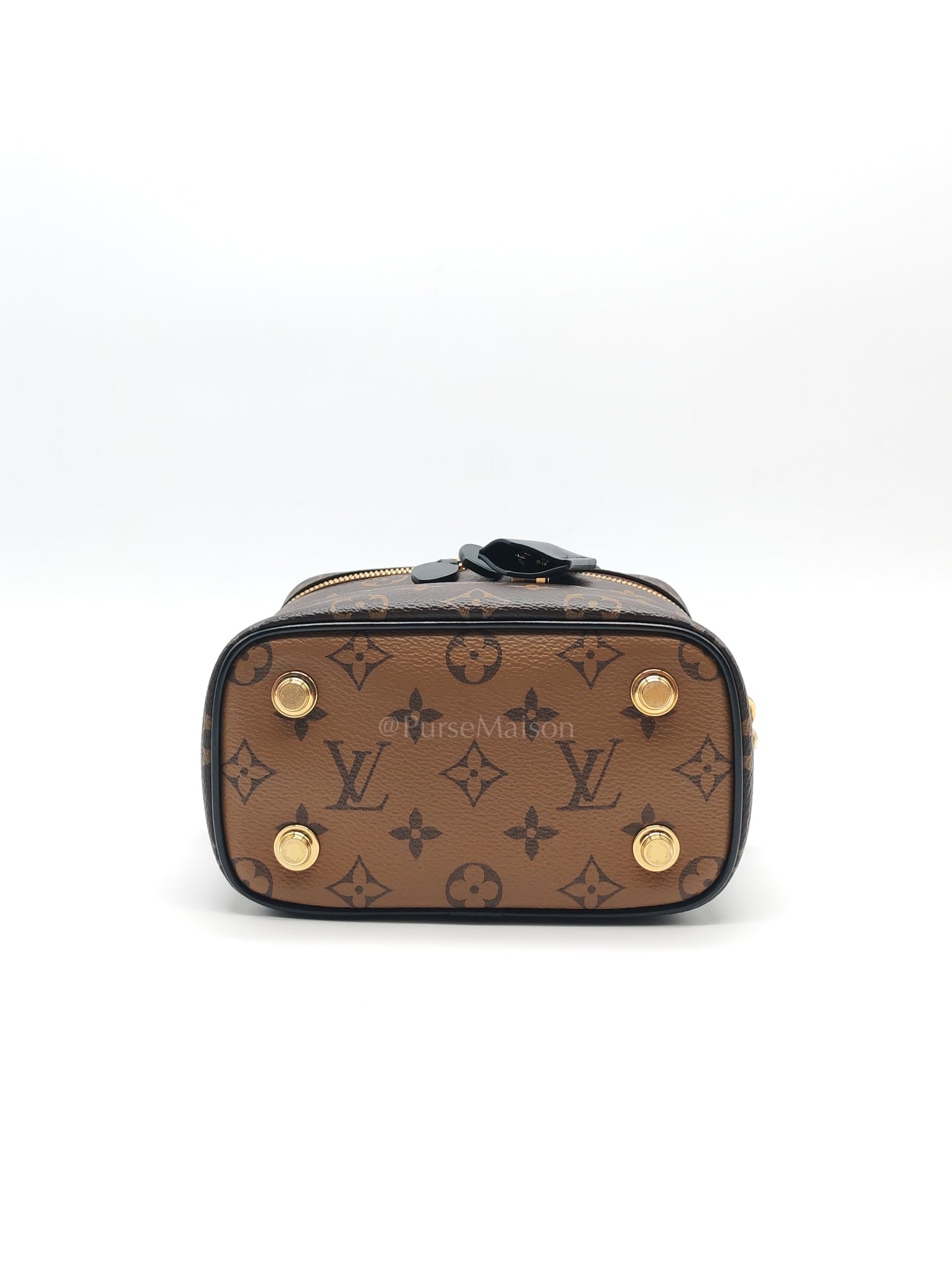 Vanity Top Handle in Monogram Canvas Shoulder Bag (Microchip) | Purse Maison Luxury Bags Shop