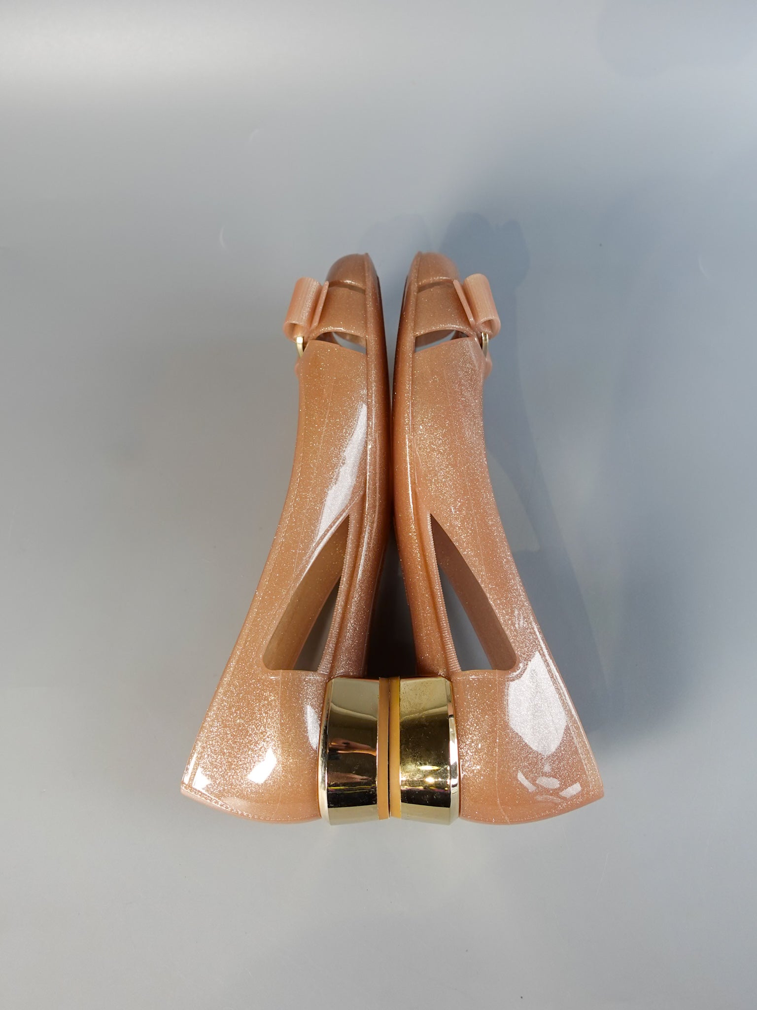 Vara Jelly Pump 3.0cm in Tan Size 6 (24cm) | Purse Maison Luxury Bags Shop