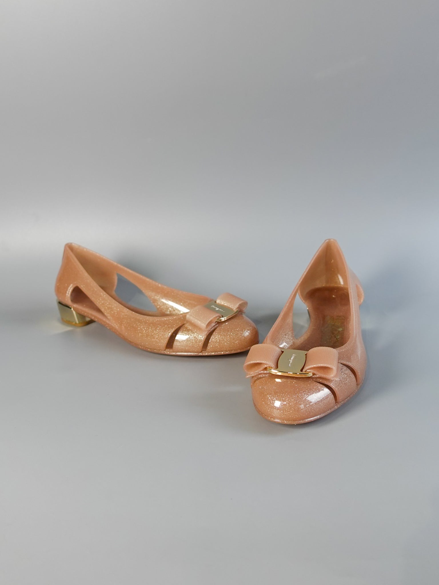 Vara Jelly Pump 3.0cm in Tan Size 6 (24cm) | Purse Maison Luxury Bags Shop