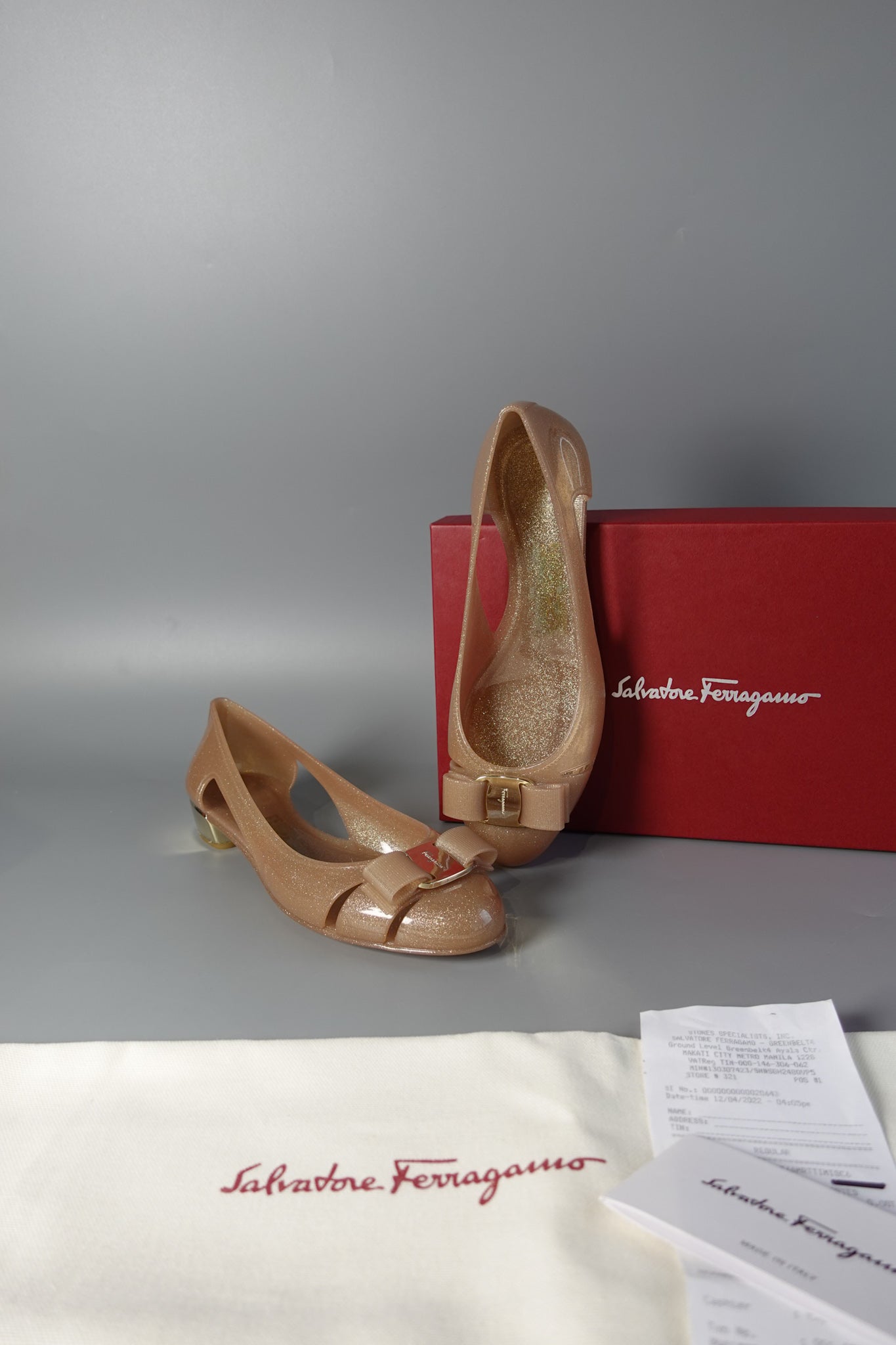 Vara Jelly Pump 3.0cm in Tan Size 6 (24cm) | Purse Maison Luxury Bags Shop