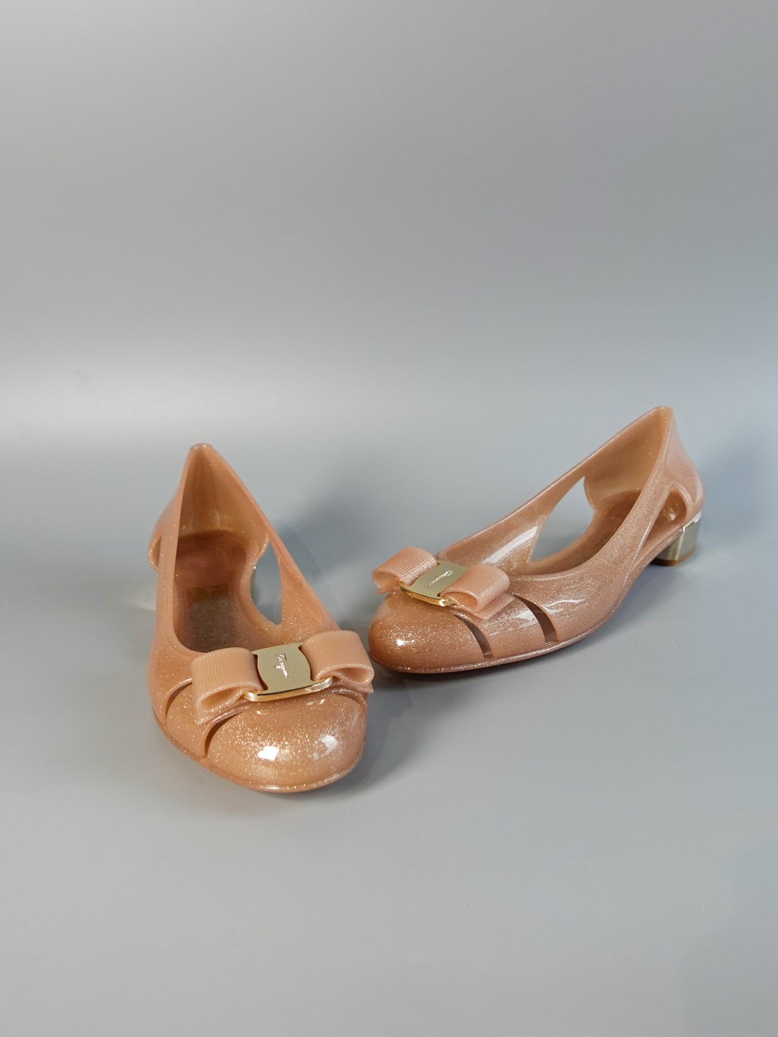 Vara Jelly Pump 3.0cm in Tan Size 6 (24cm) | Purse Maison Luxury Bags Shop