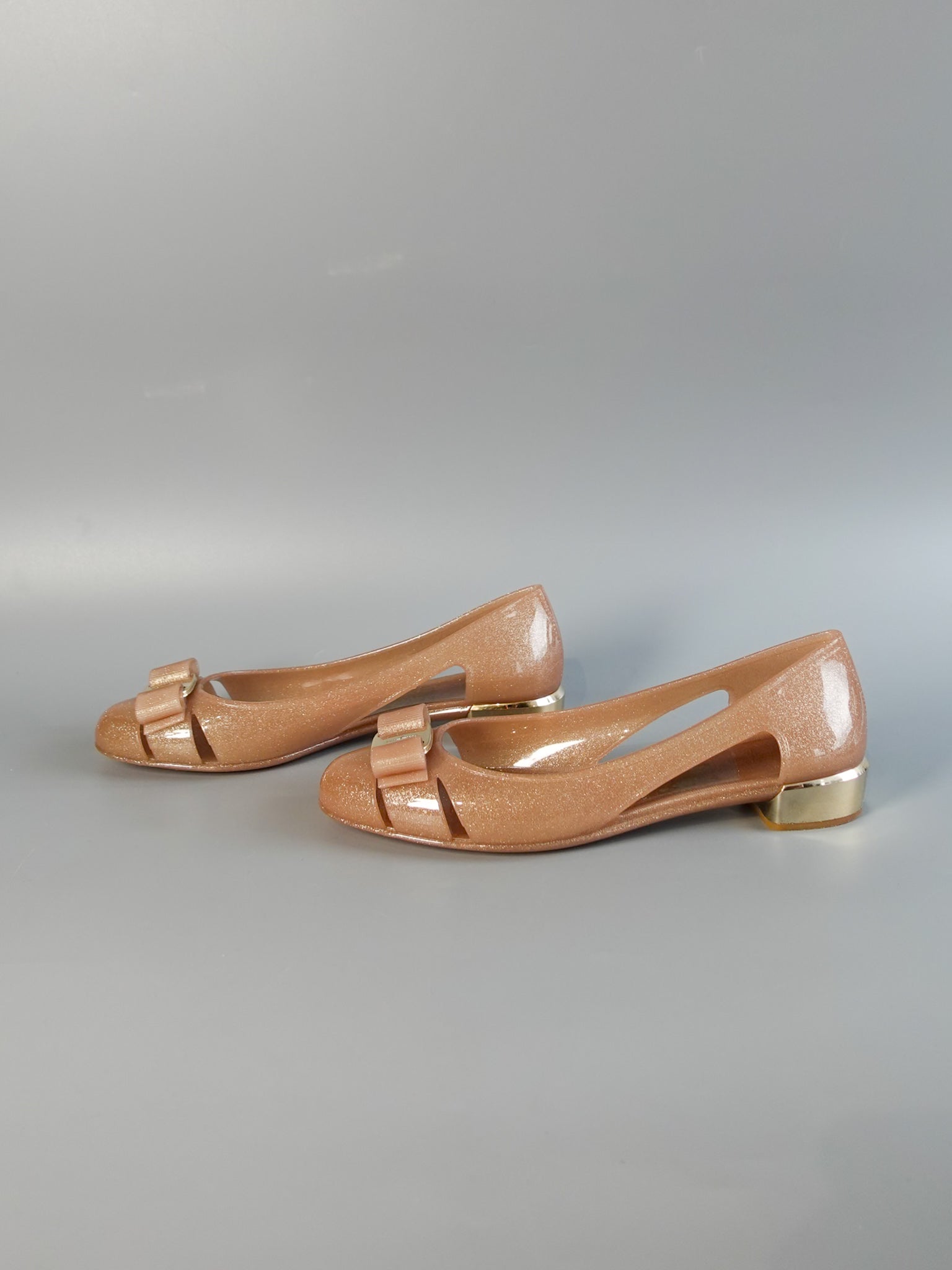 Vara Jelly Pump 3.0cm in Tan Size 6 (24cm) | Purse Maison Luxury Bags Shop