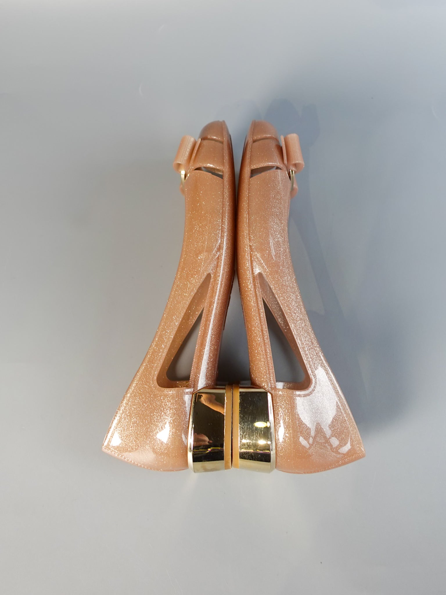 Vara Jelly Pump 3.0cm in Tan Size 6 (24cm) | Purse Maison Luxury Bags Shop