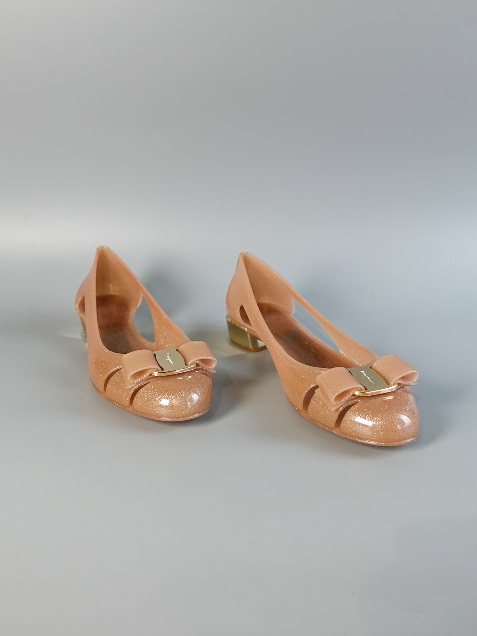 Vara Jelly Pump 3.0cm in Tan Size 6 (24cm) | Purse Maison Luxury Bags Shop