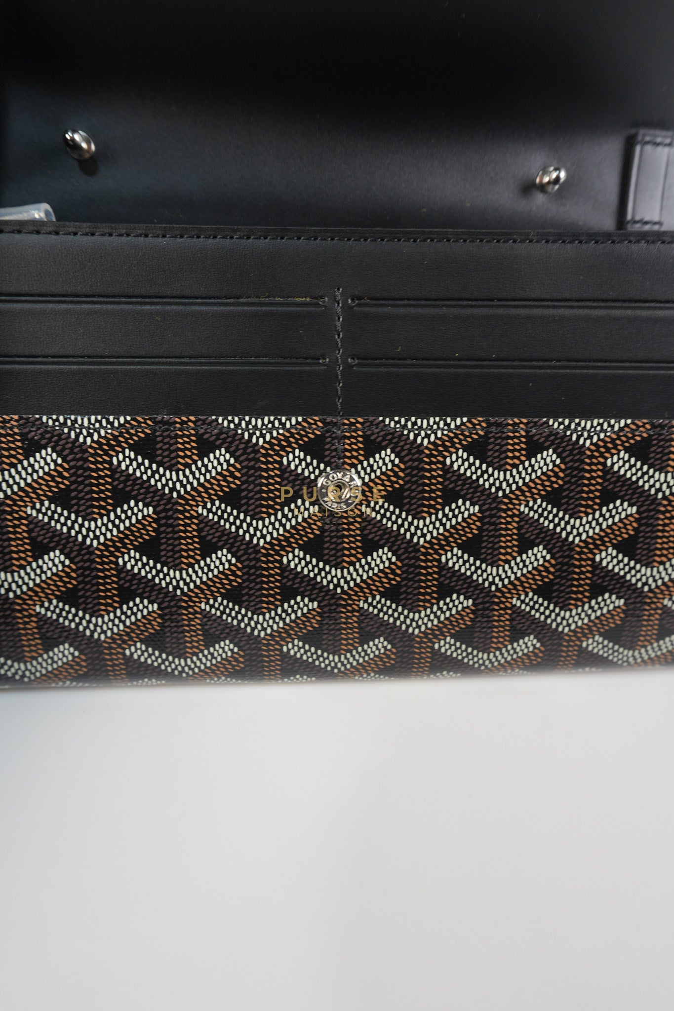 Varenne Continental Wallet in Goyardine Canvas | Purse Maison Luxury Bags Shop