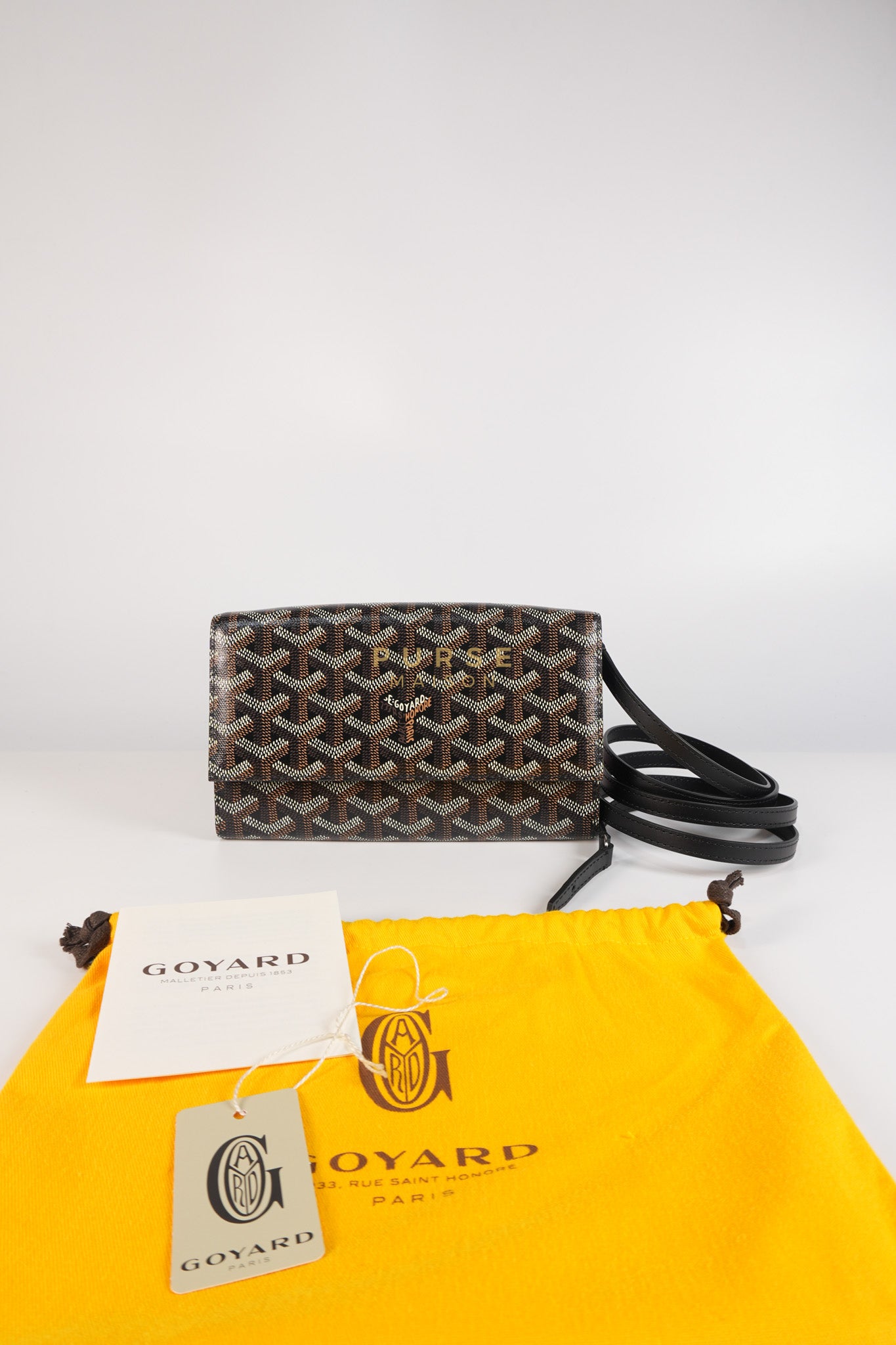 Varenne Continental Wallet in Goyardine Canvas | Purse Maison Luxury Bags Shop