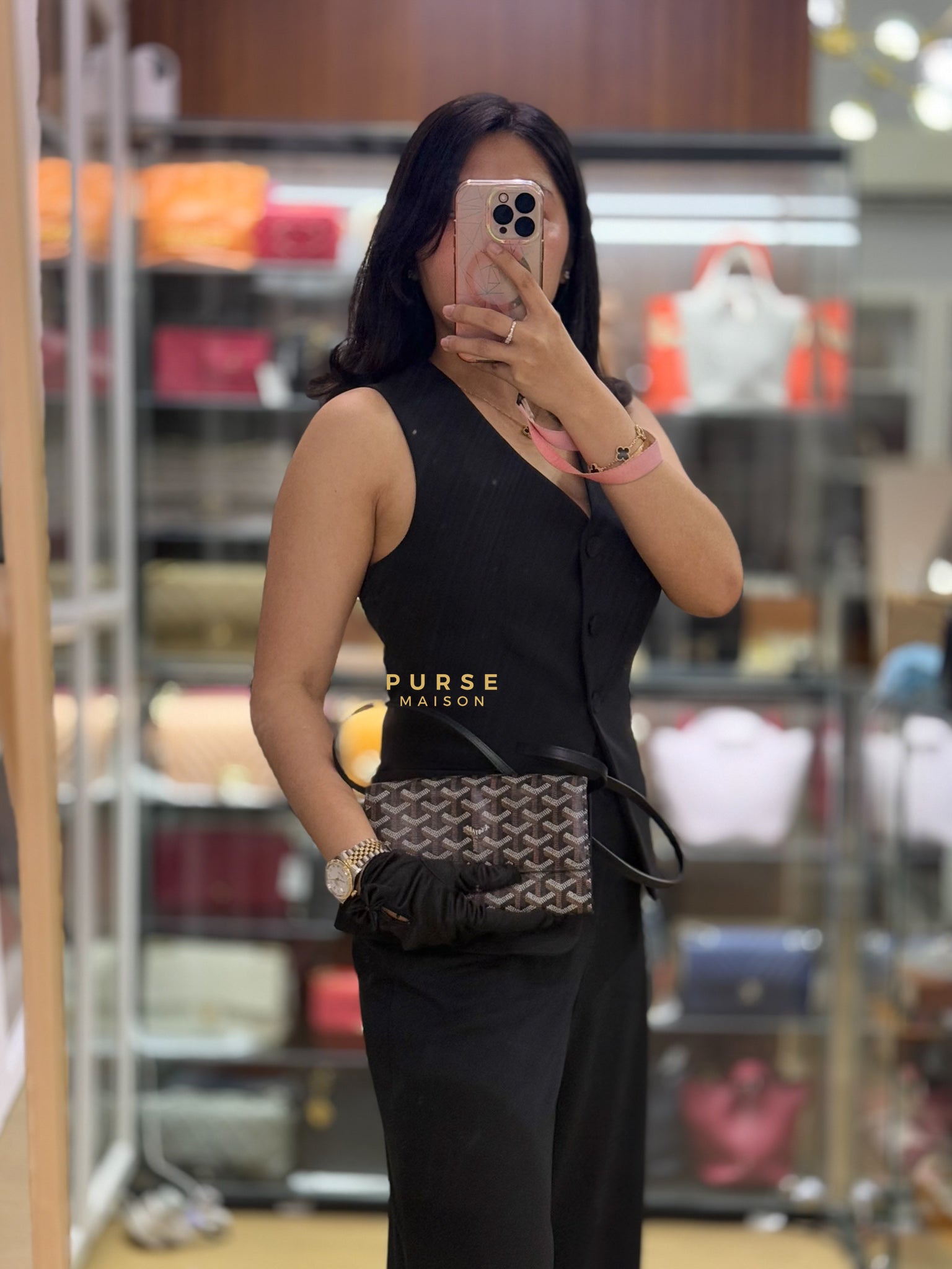 Varenne Continental Wallet in Goyardine Canvas | Purse Maison Luxury Bags Shop