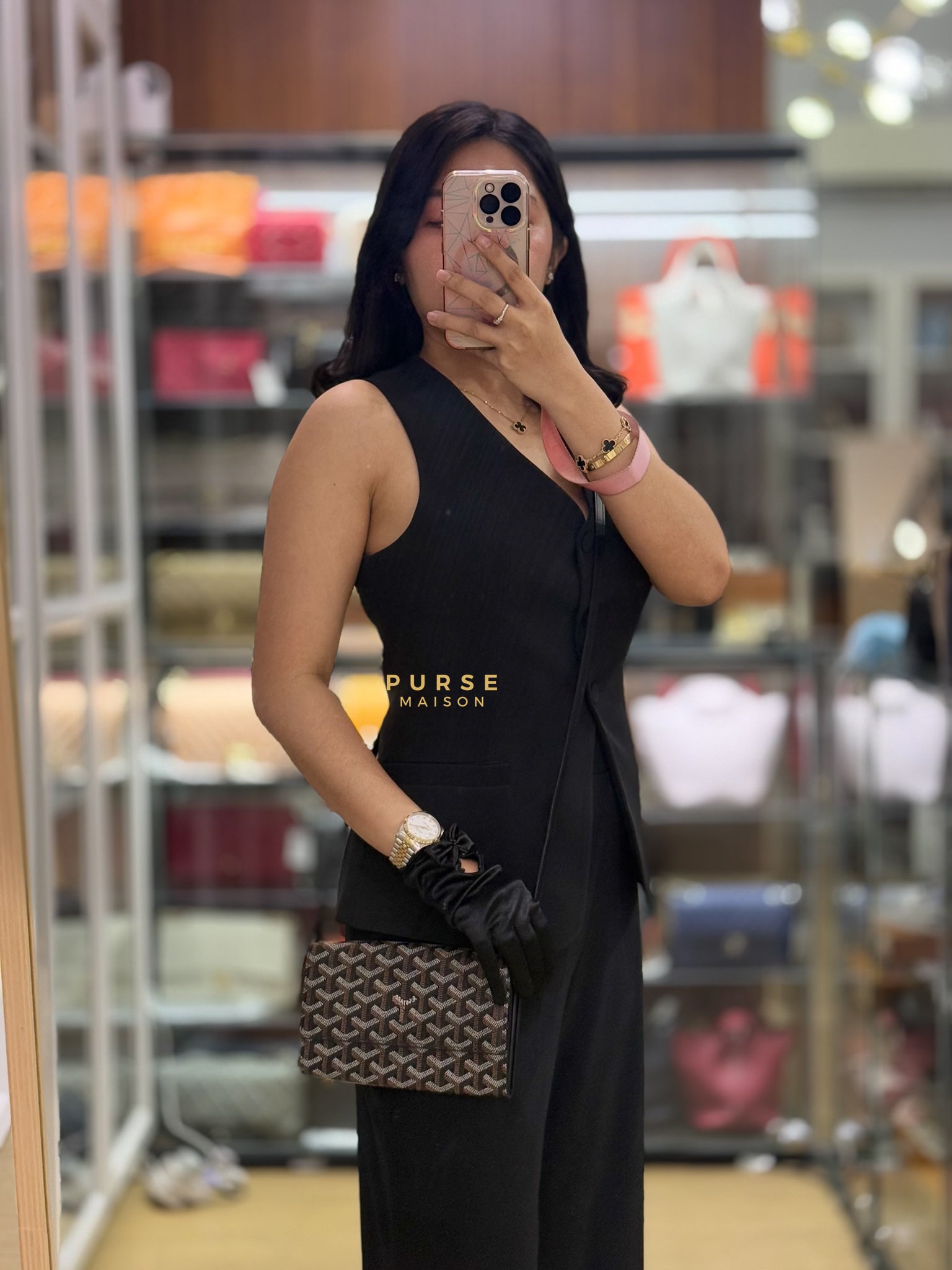 Varenne Continental Wallet in Goyardine Canvas | Purse Maison Luxury Bags Shop