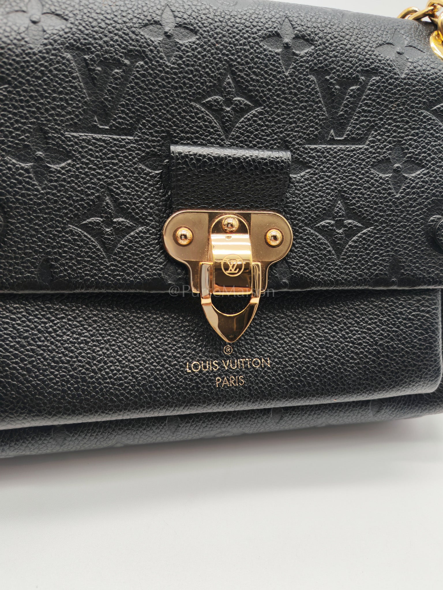 Vavin BB in Monogram Black Empreinte Leather Crossbody Bag | Purse Maison Luxury Bags Shop