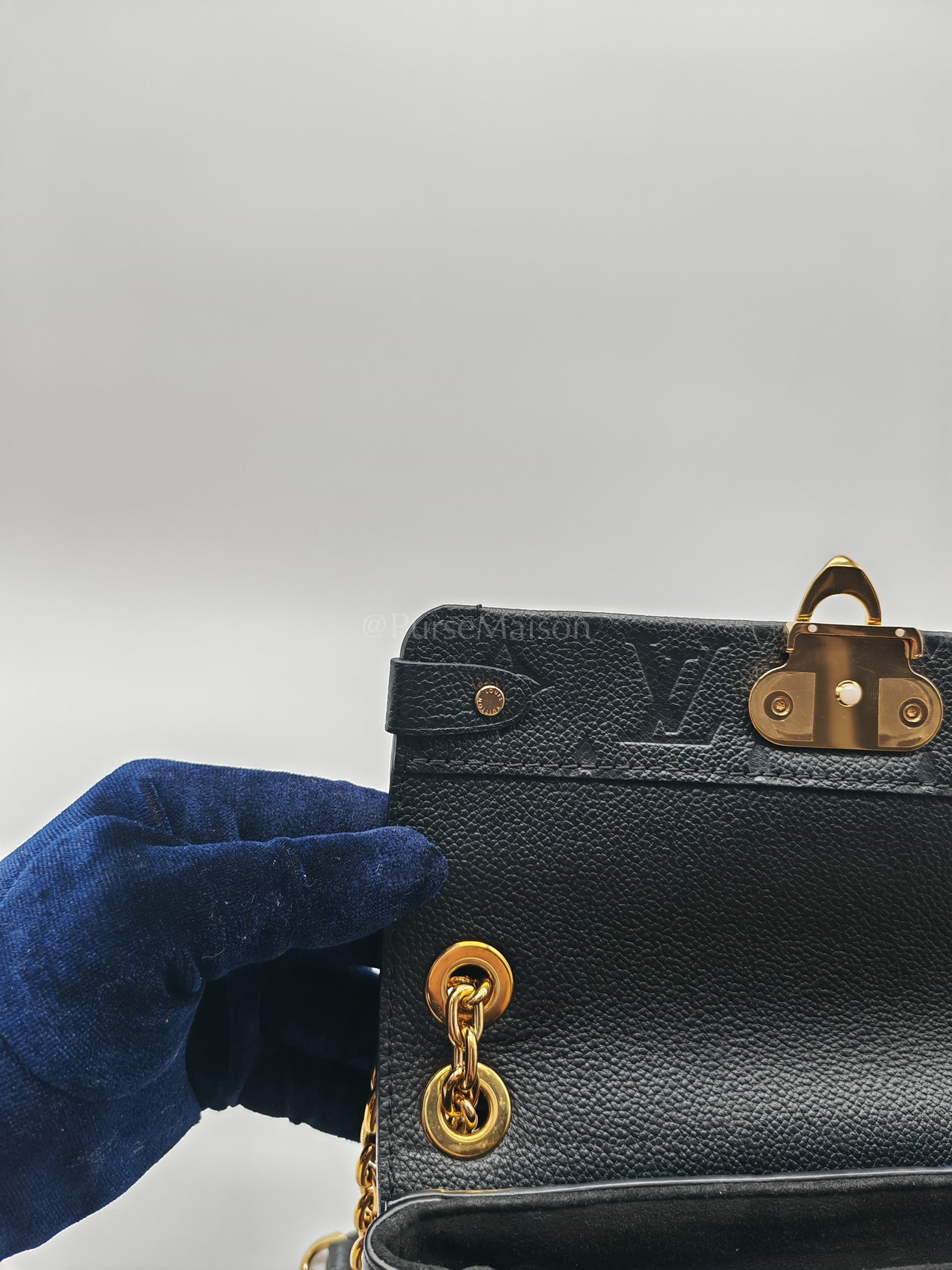 Vavin BB in Monogram Black Empreinte Leather Crossbody Bag | Purse Maison Luxury Bags Shop