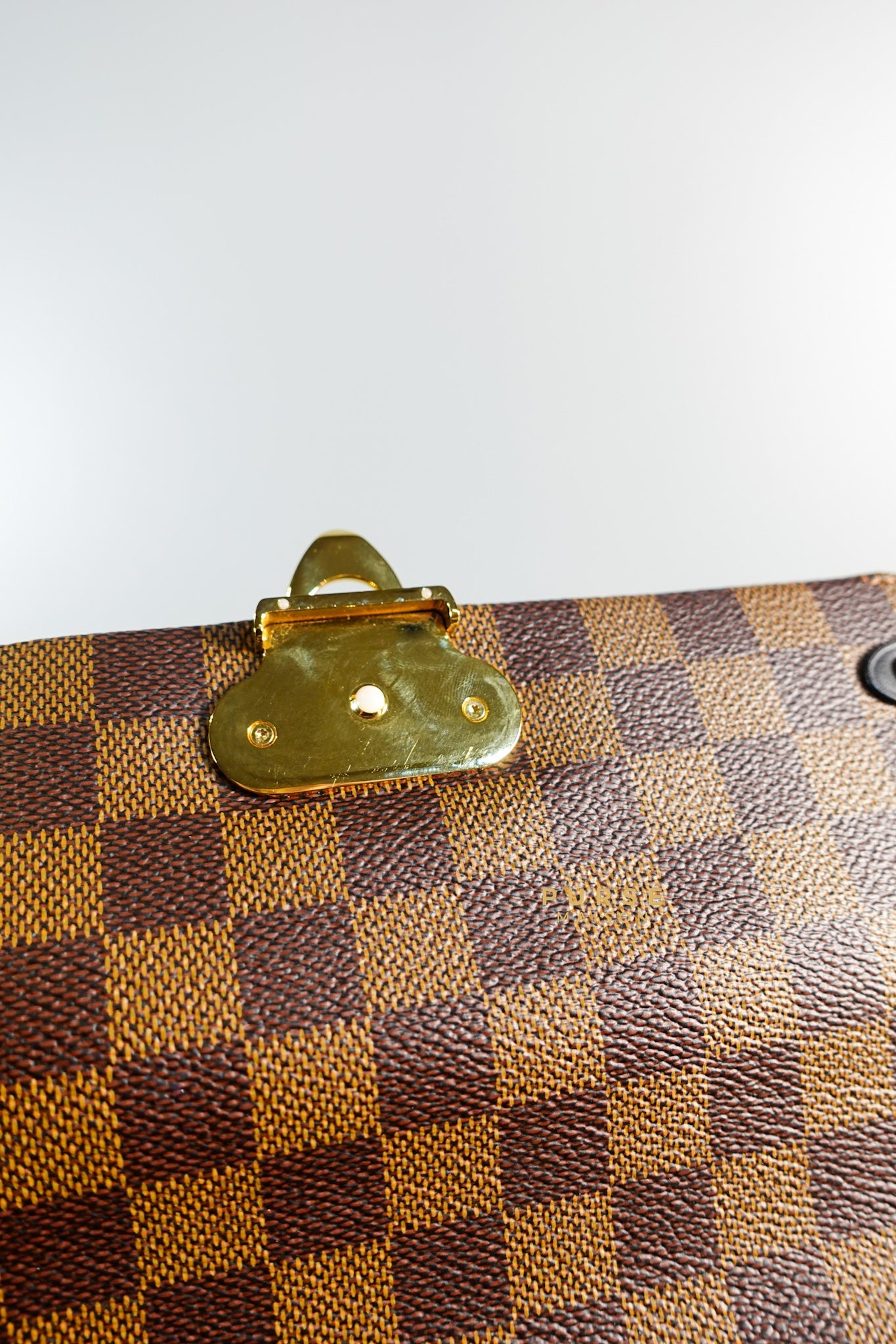 Vavin in Damier Ebene Canvas Chain Bag (Date Code : FN0260) | Purse Maison Luxury Bags Shop