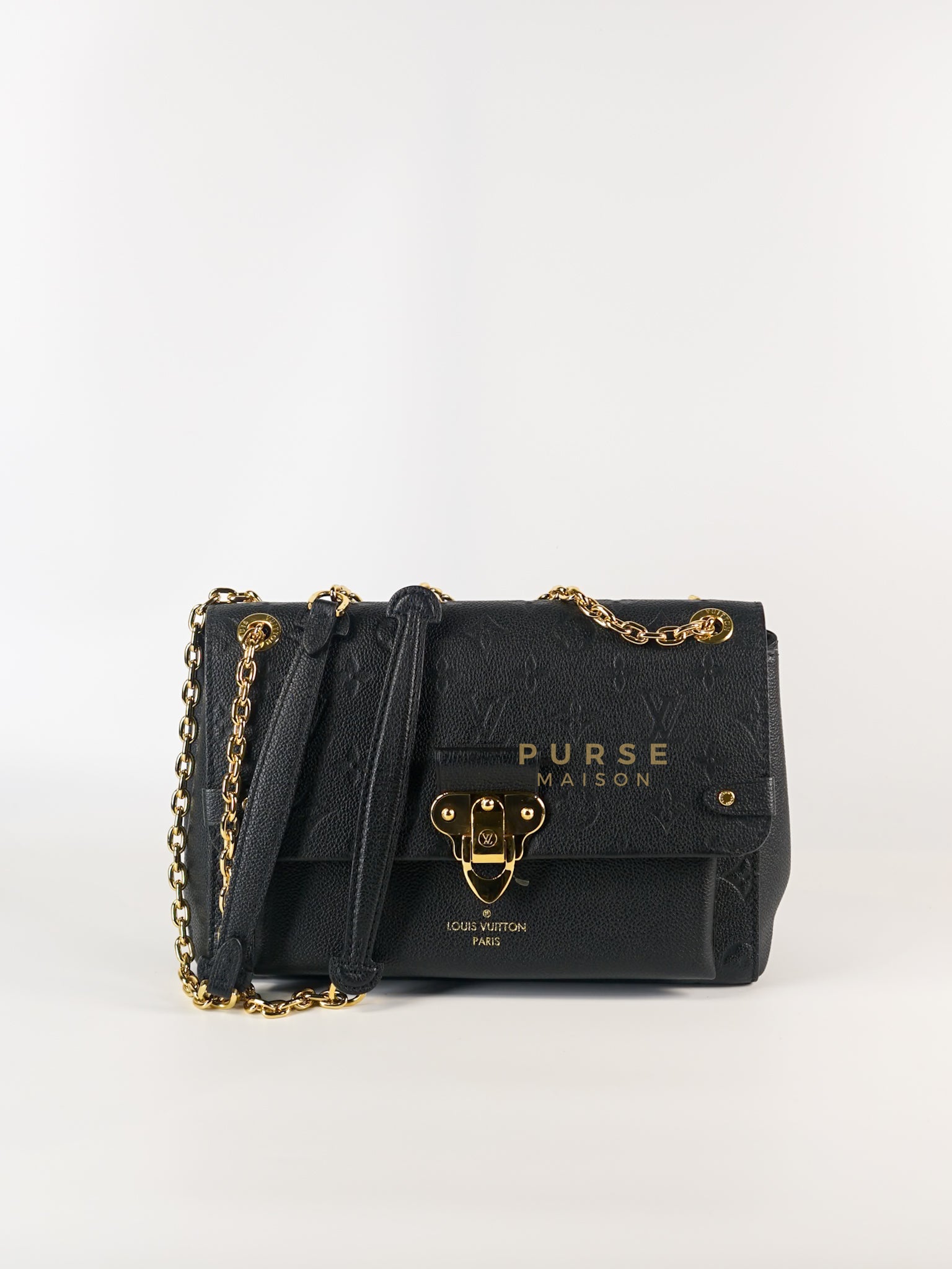 Vavin PM Noir Monogram Empreinte (Date code: TR1290) | Purse Maison Luxury Bags Shop