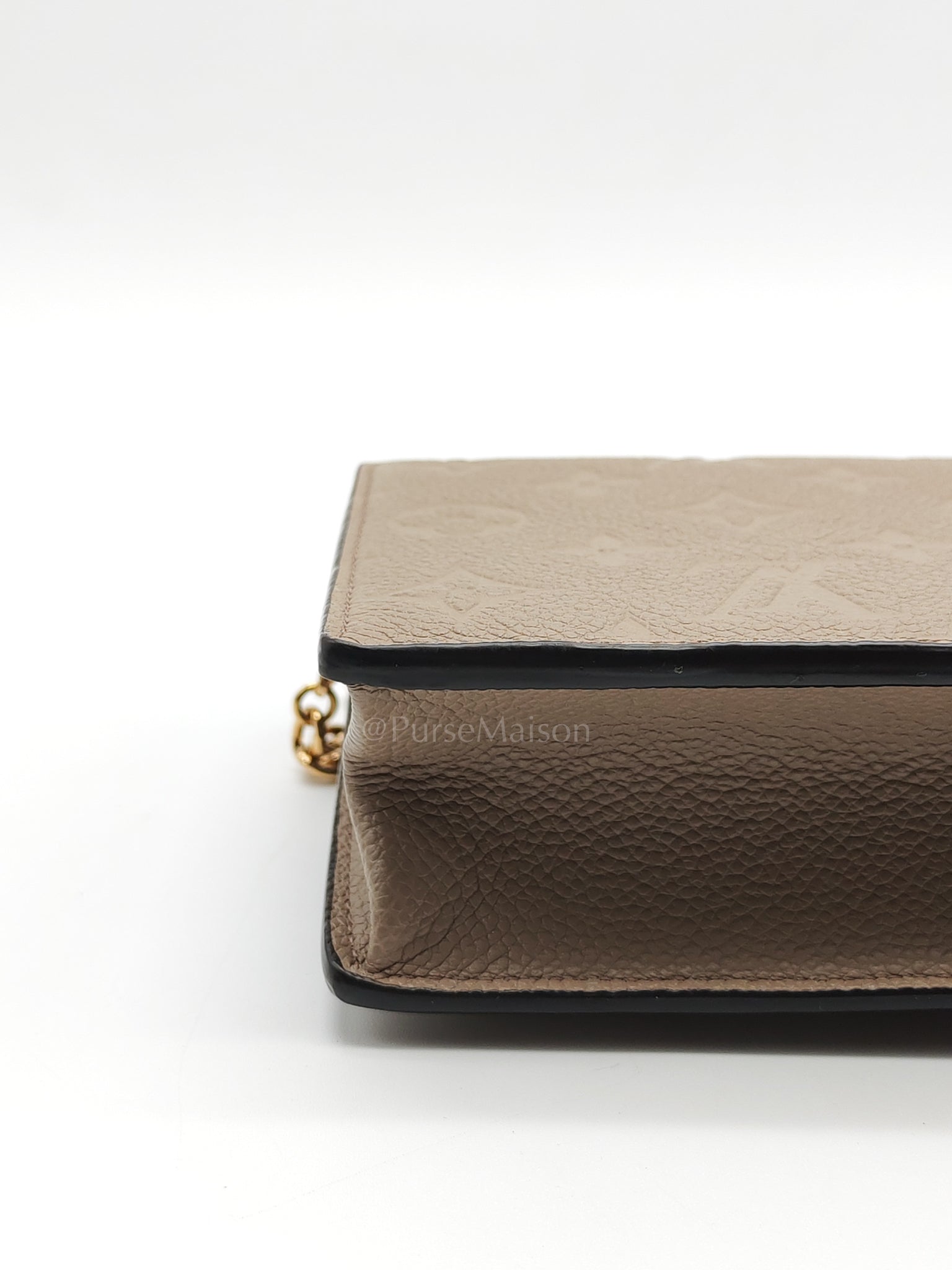 Vavin Wallet on Chain Monogram Empreinte Leather (Microchip) | Purse Maison Luxury Bags Shop