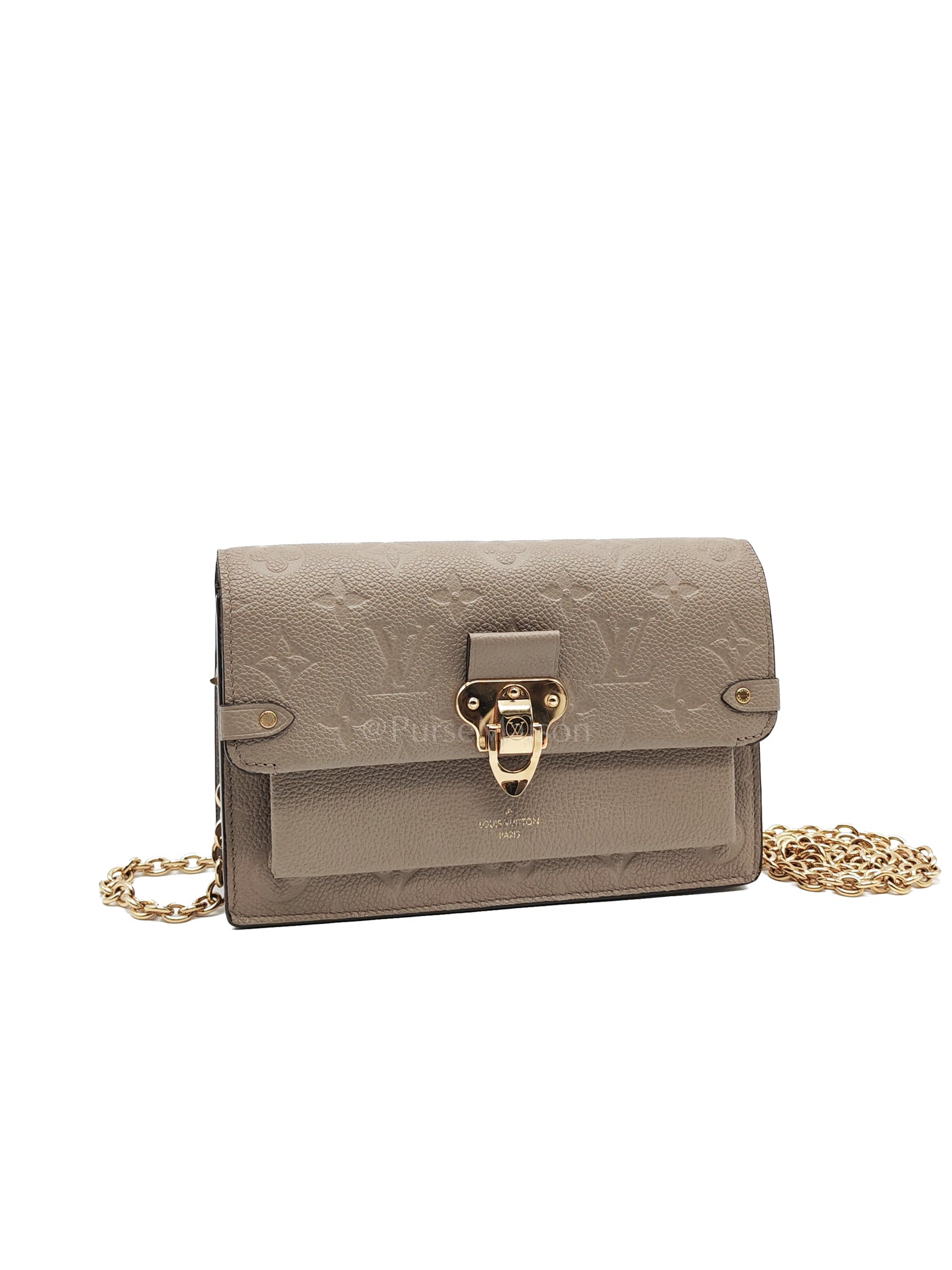 Vavin Wallet on Chain Monogram Empreinte Leather (Microchip) | Purse Maison Luxury Bags Shop