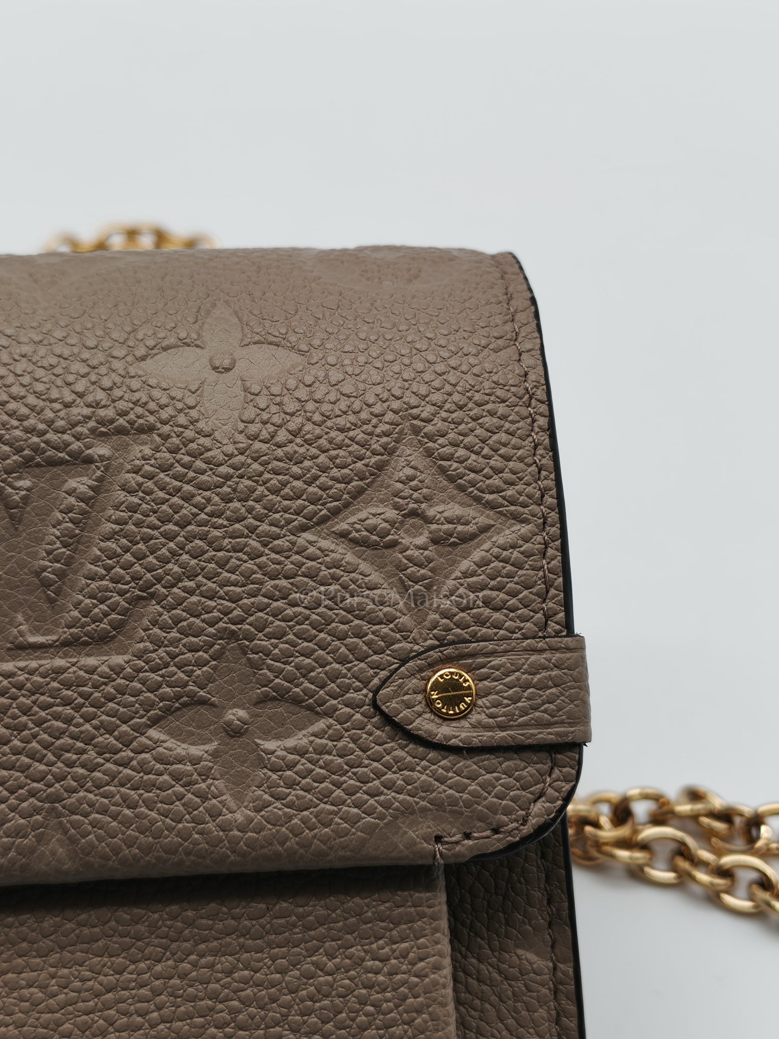 Vavin Wallet on Chain Monogram Empreinte Leather (Microchip) | Purse Maison Luxury Bags Shop