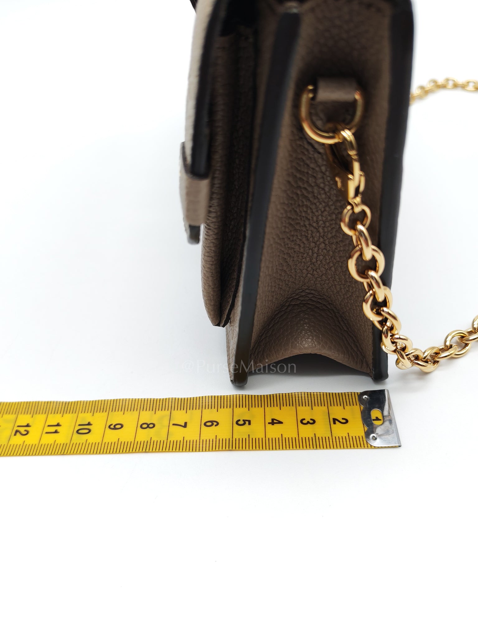 Vavin Wallet on Chain Monogram Empreinte Leather (Microchip) | Purse Maison Luxury Bags Shop