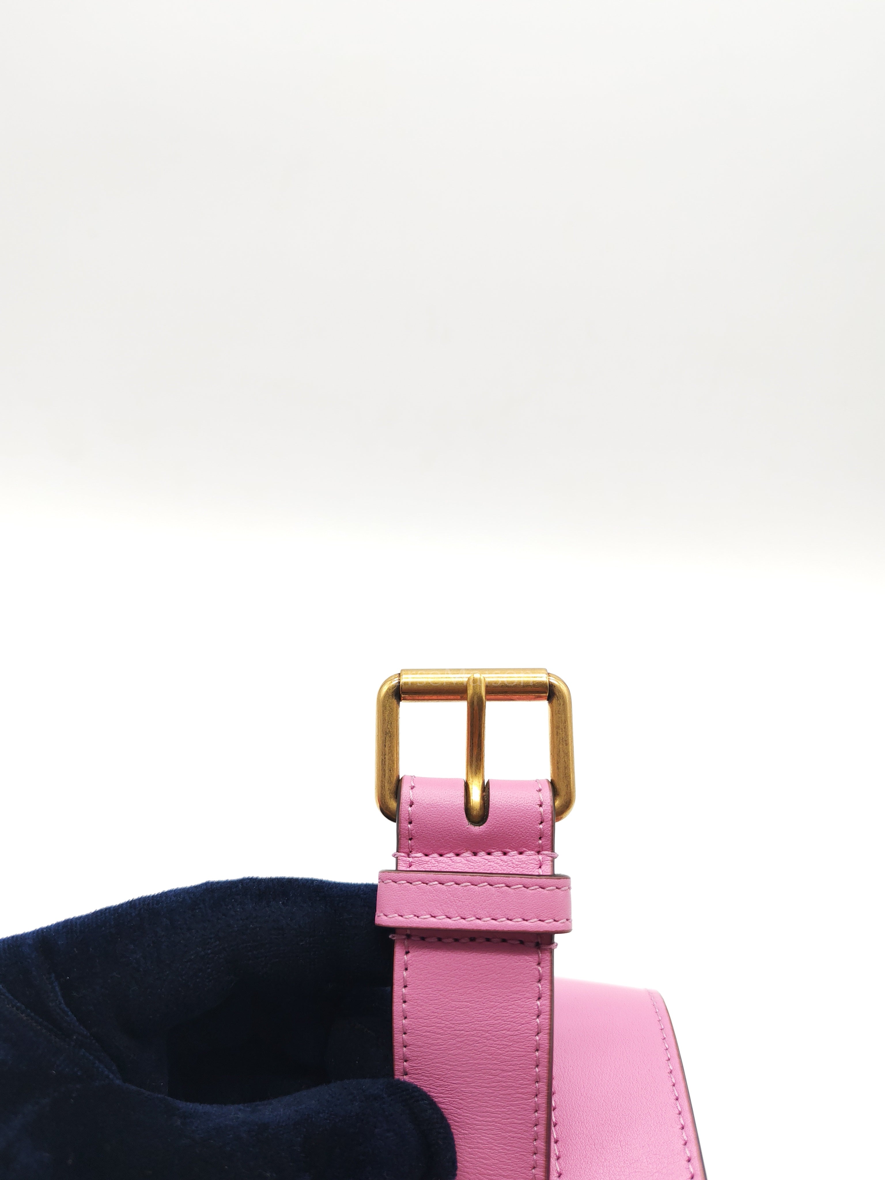 Velvet Belt Bag in Pink GG Marmont Crystal-Embellished Suede Canvas & Gold Hardware | Purse Maison Luxury Bags Shop