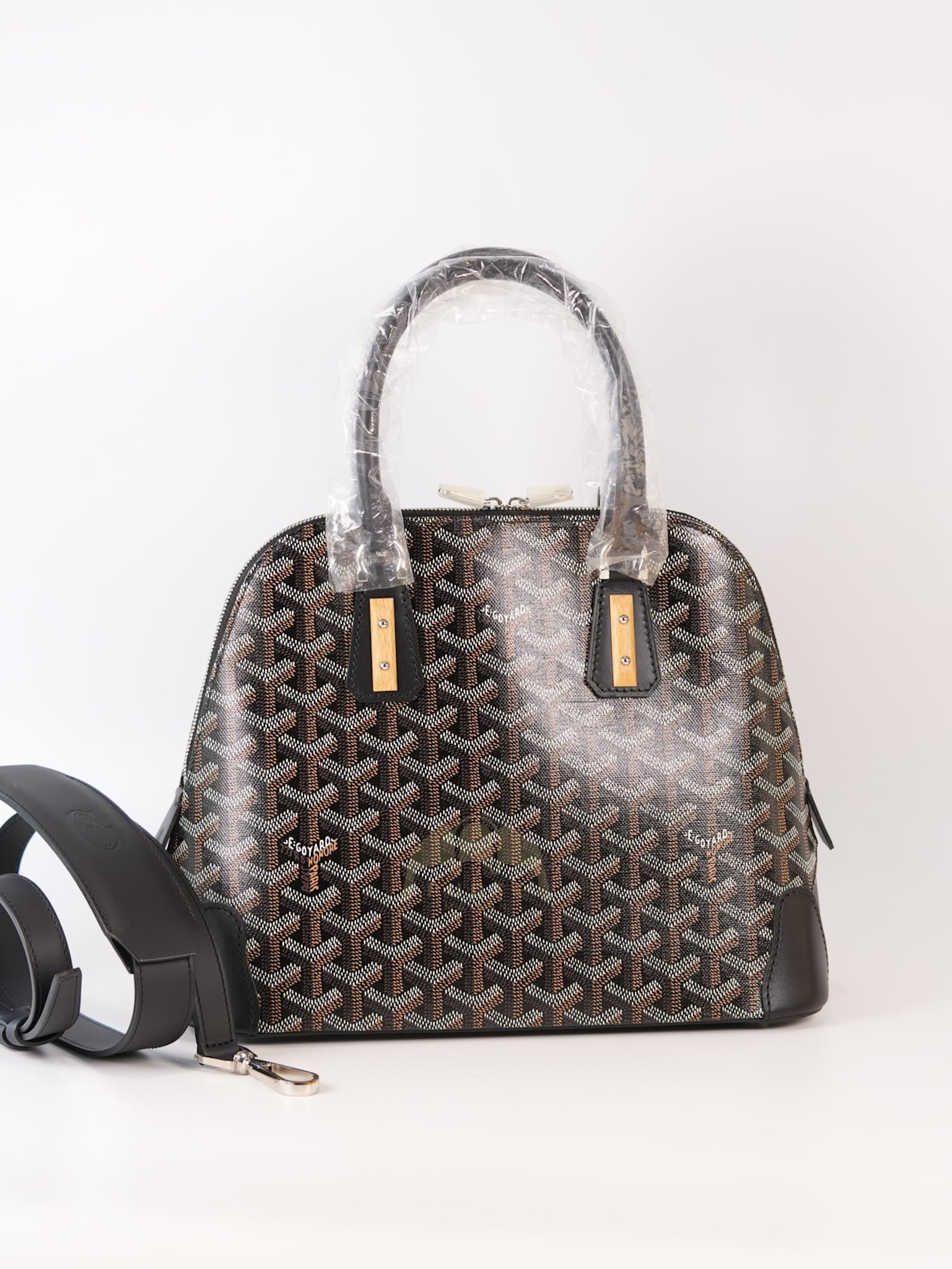 Vendom PM in Black Goyardine Canvas Crossbody Bag | Purse Maison Luxury Bags Shop