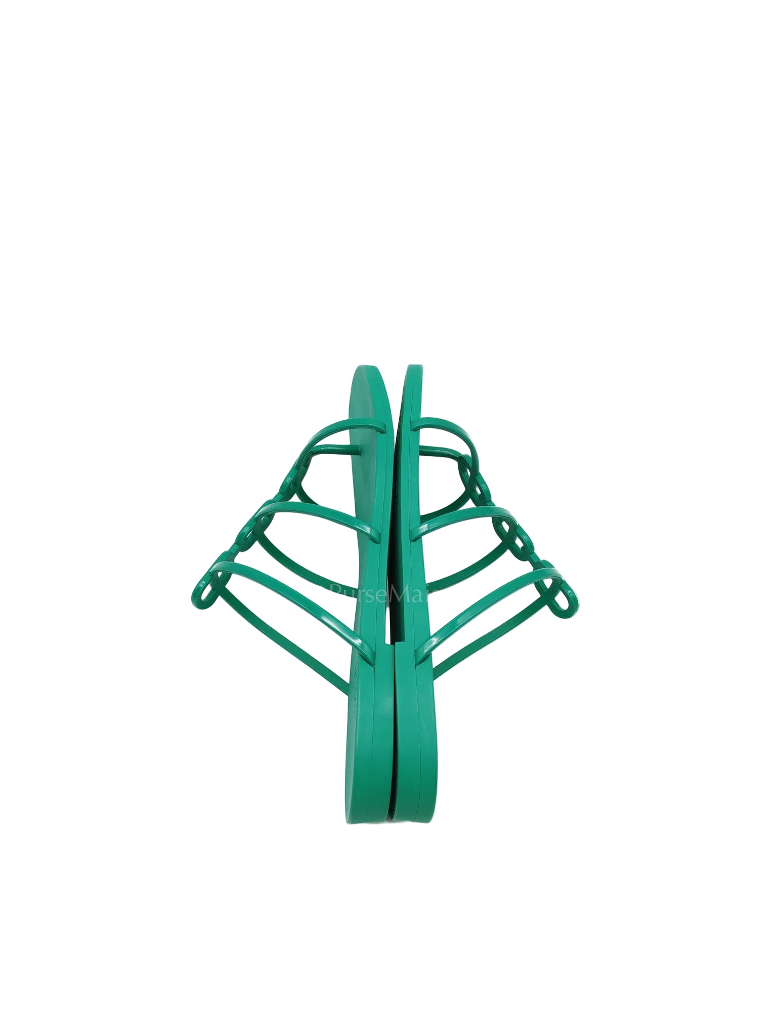 Mykonos Rubber Sandals in Vert Tourmaline Size 37 EU (23cm)