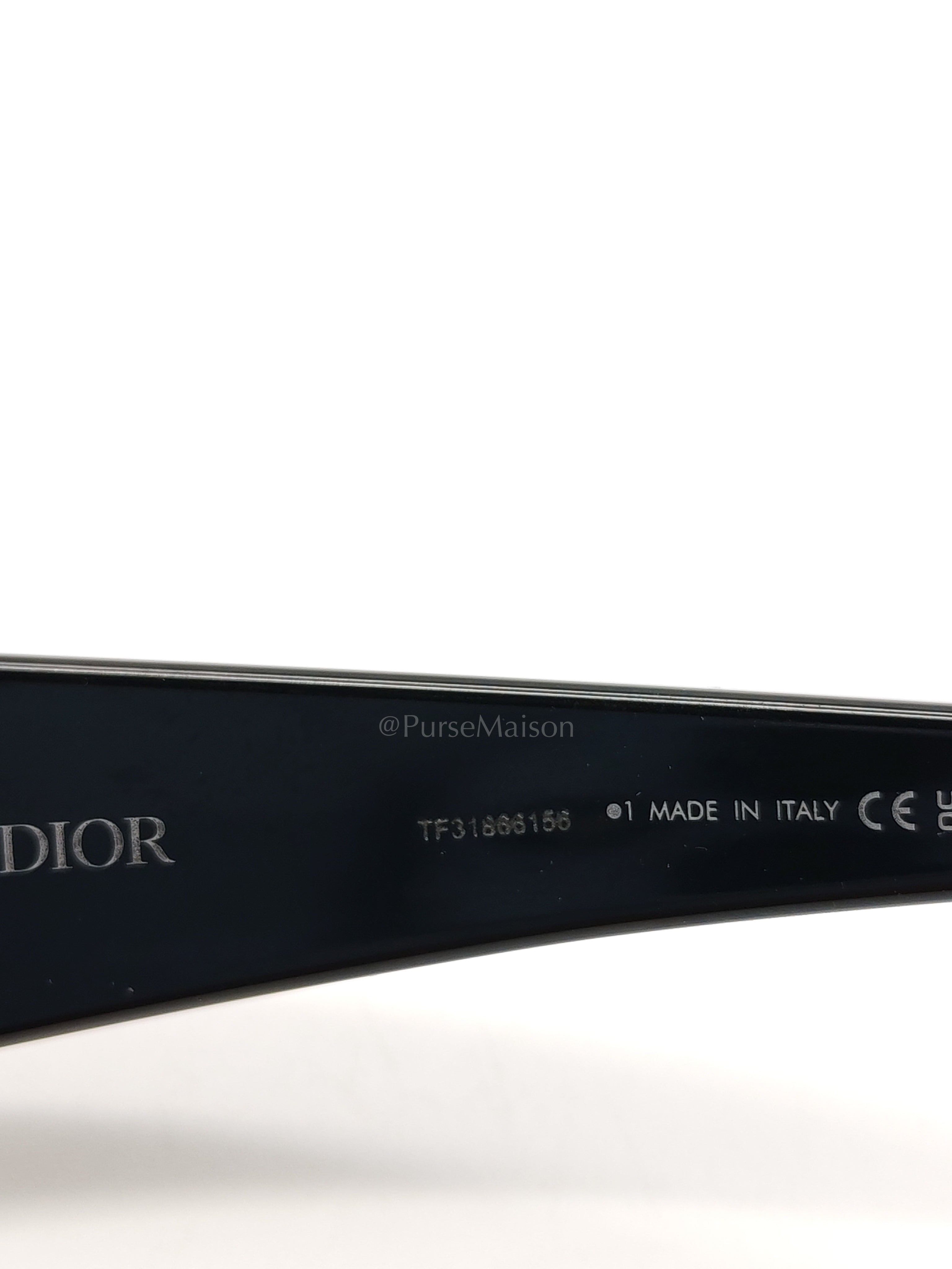 VeryDior M1U Mask Black Sunglasses for Women | Purse Maison Luxury Bags Shop