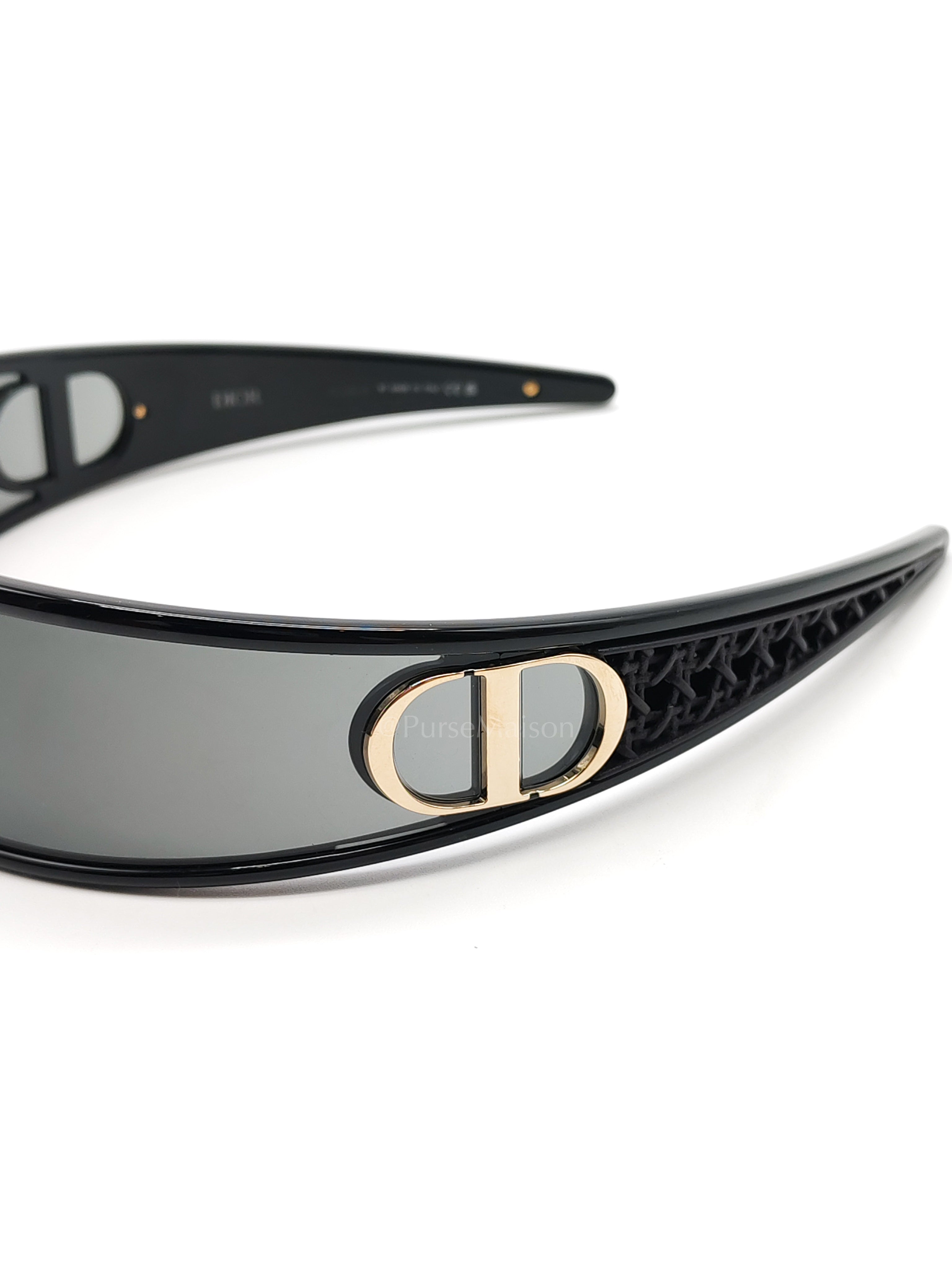 VeryDior M1U Mask Black Sunglasses for Women | Purse Maison Luxury Bags Shop