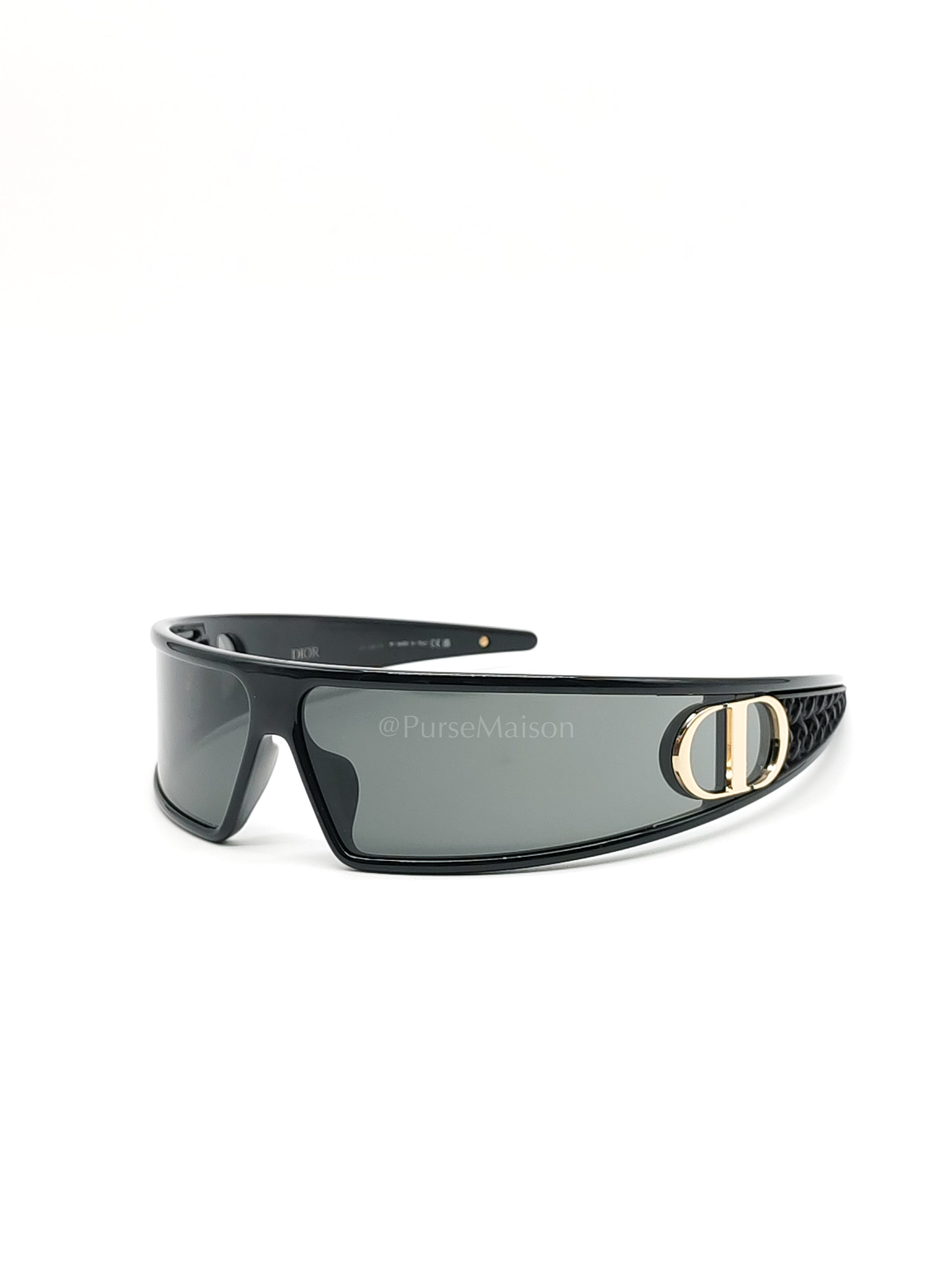 VeryDior M1U Mask Black Sunglasses for Women | Purse Maison Luxury Bags Shop