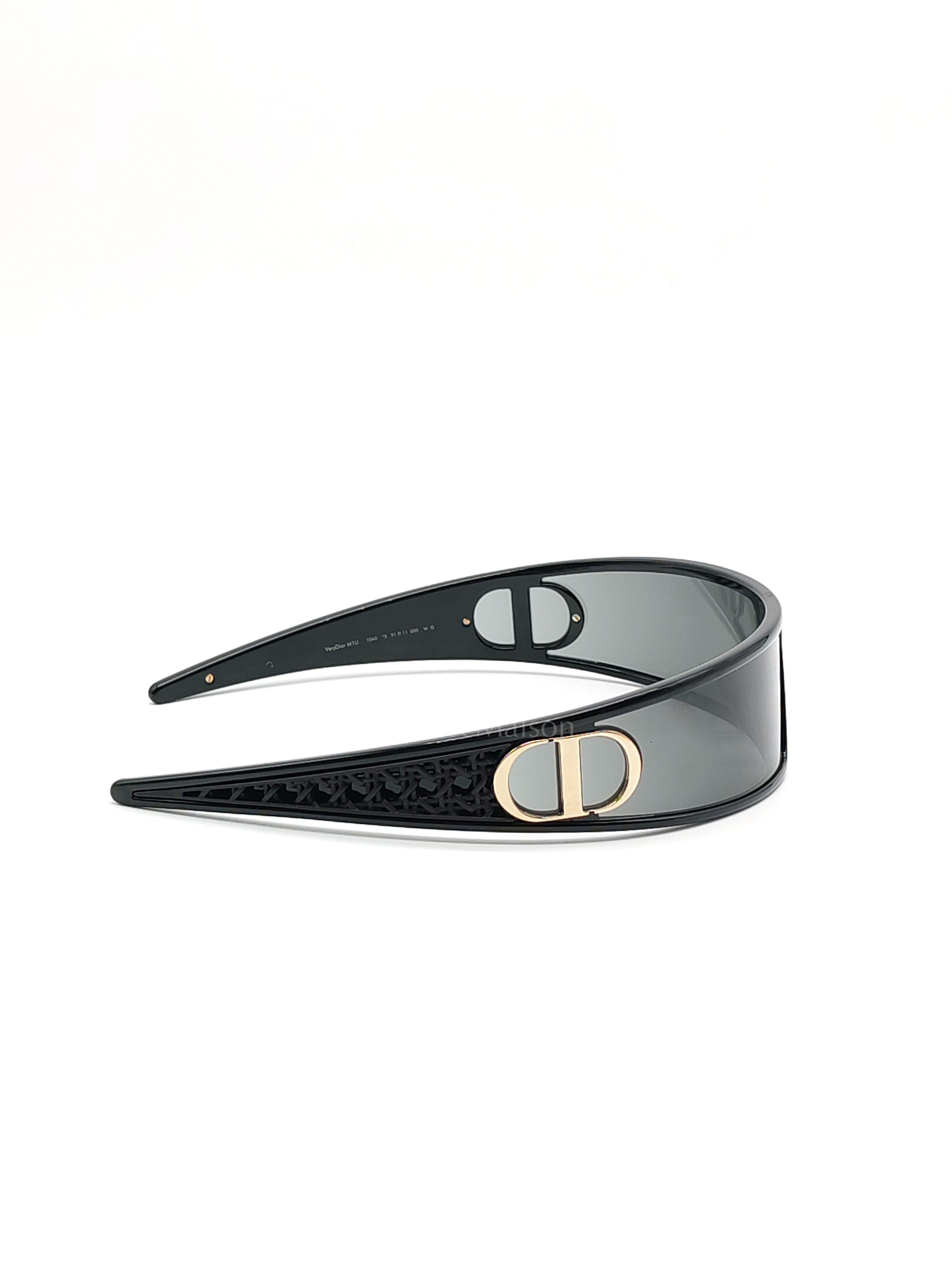 VeryDior M1U Mask Black Sunglasses for Women | Purse Maison Luxury Bags Shop