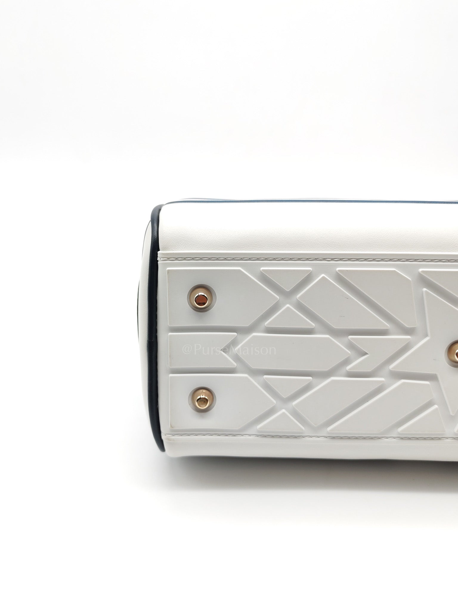 Vibe Zip Small Bowling Calfskin Shoulder Bag | Purse Maison Luxury Bags Shop