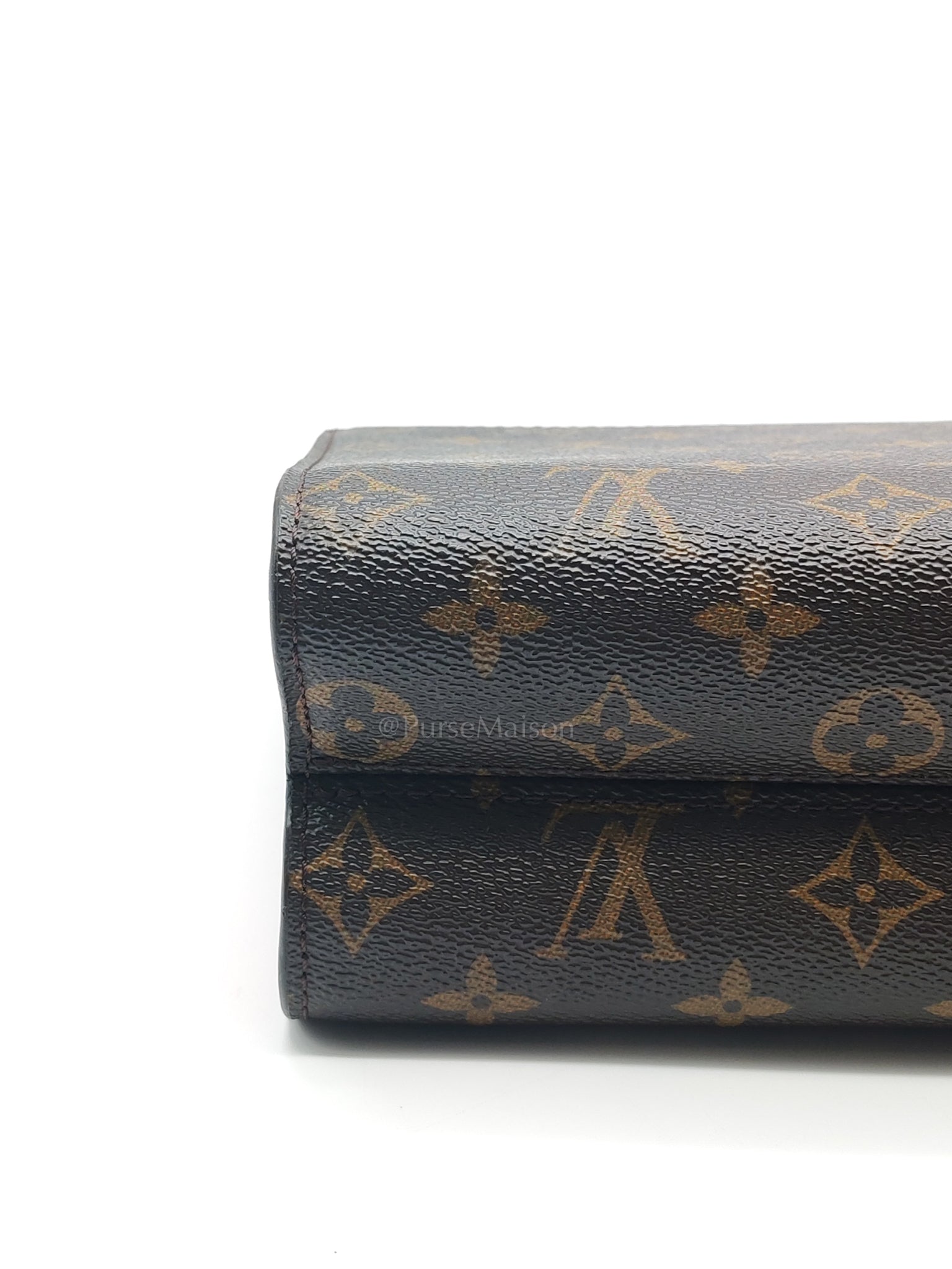 Victoire in Monogram Canvas and Red Leather (Date code: CA2137) | Purse Maison Luxury Bags Shop
