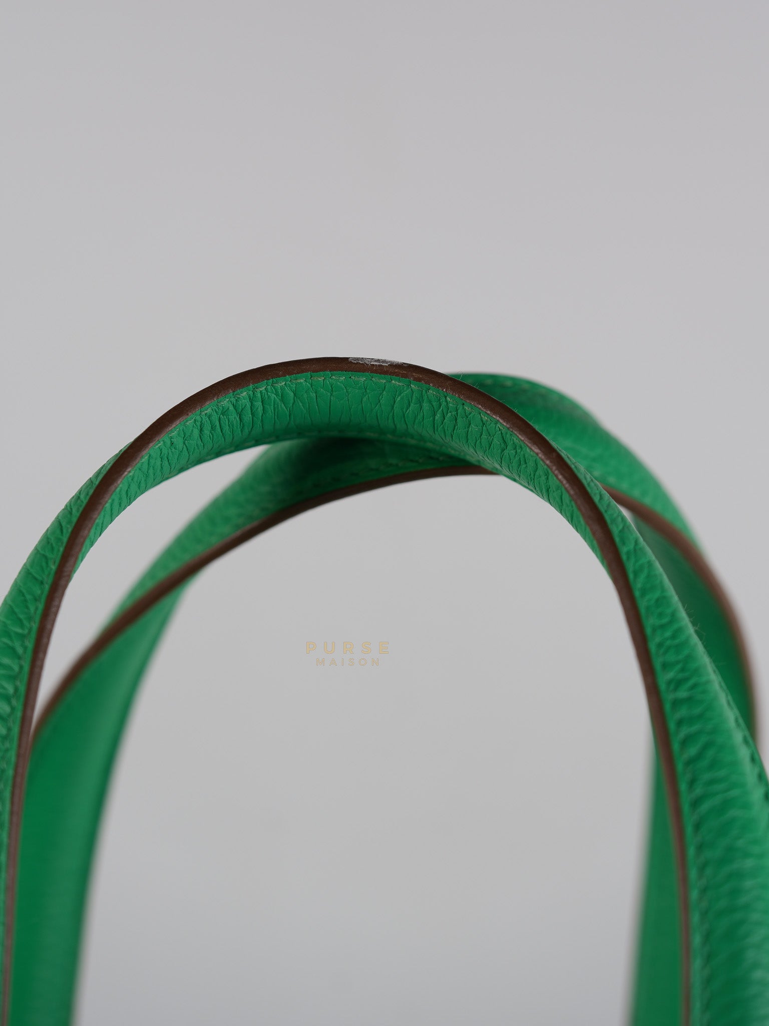Victoria II 35 in Bambou Clemence Leather Stamp P Square (2012) | Purse Maison Luxury Bags Shop