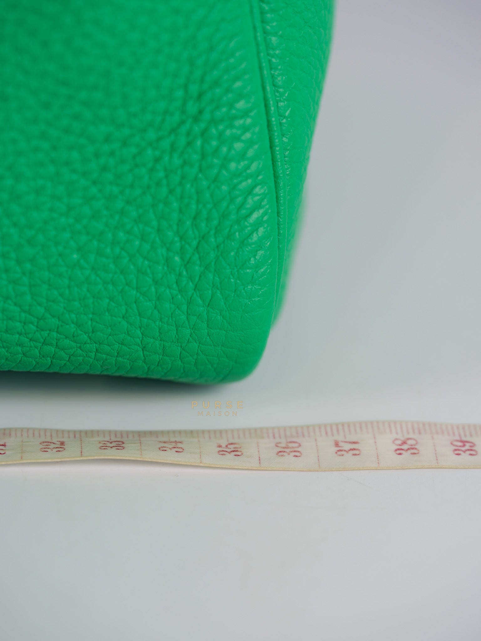 Victoria II 35 in Bambou Clemence Leather Stamp P Square (2012) | Purse Maison Luxury Bags Shop