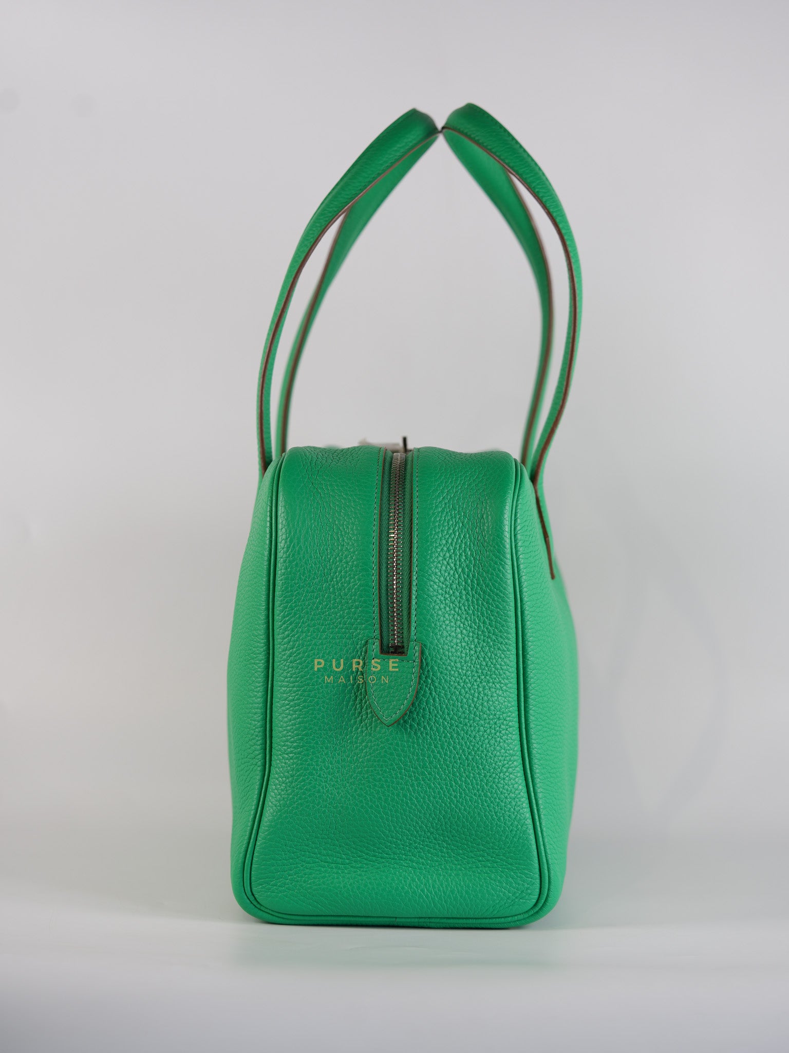 Victoria II 35 in Bambou Clemence Leather Stamp P Square (2012) | Purse Maison Luxury Bags Shop