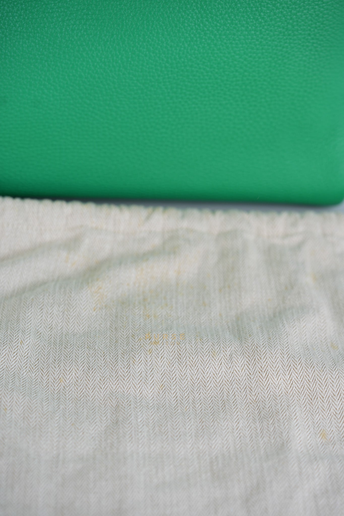 Victoria II 35 in Bambou Clemence Leather Stamp P Square (2012) | Purse Maison Luxury Bags Shop