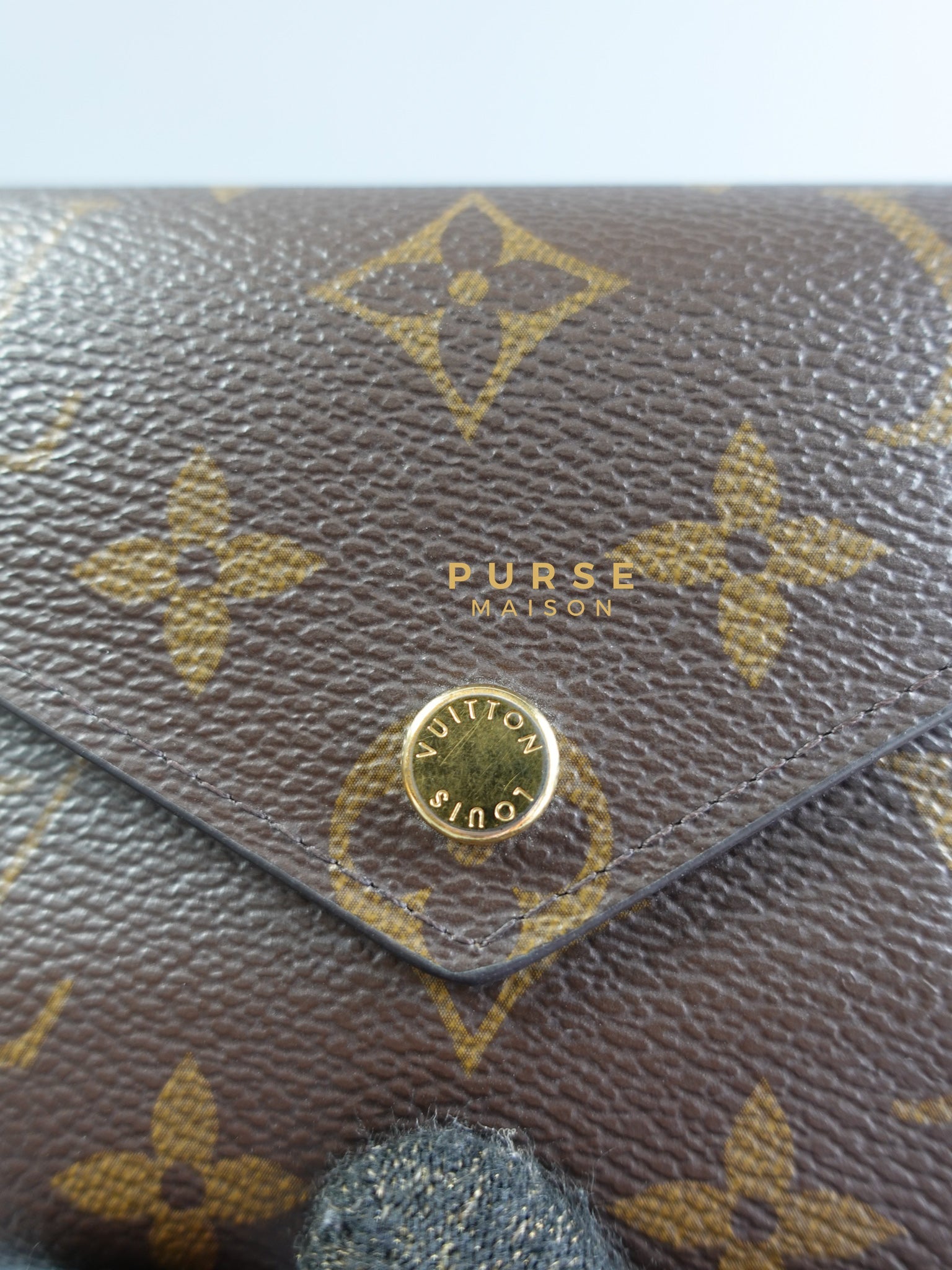 Victorine Compact Wallet in Monogram Canvas | Purse Maison Luxury Bags Shop