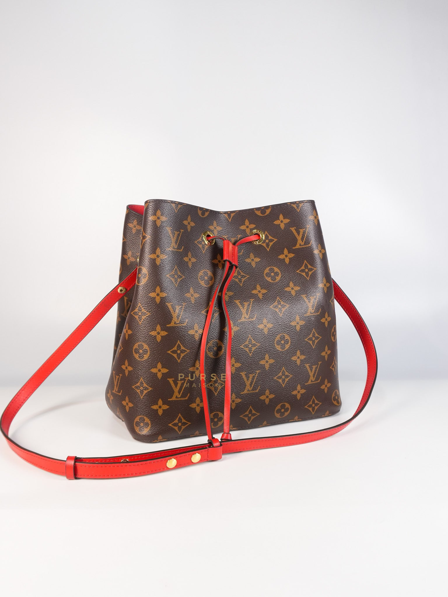 Neo Noe MM Monogram Canvas Red Interior  (Date Code: NZ1158)